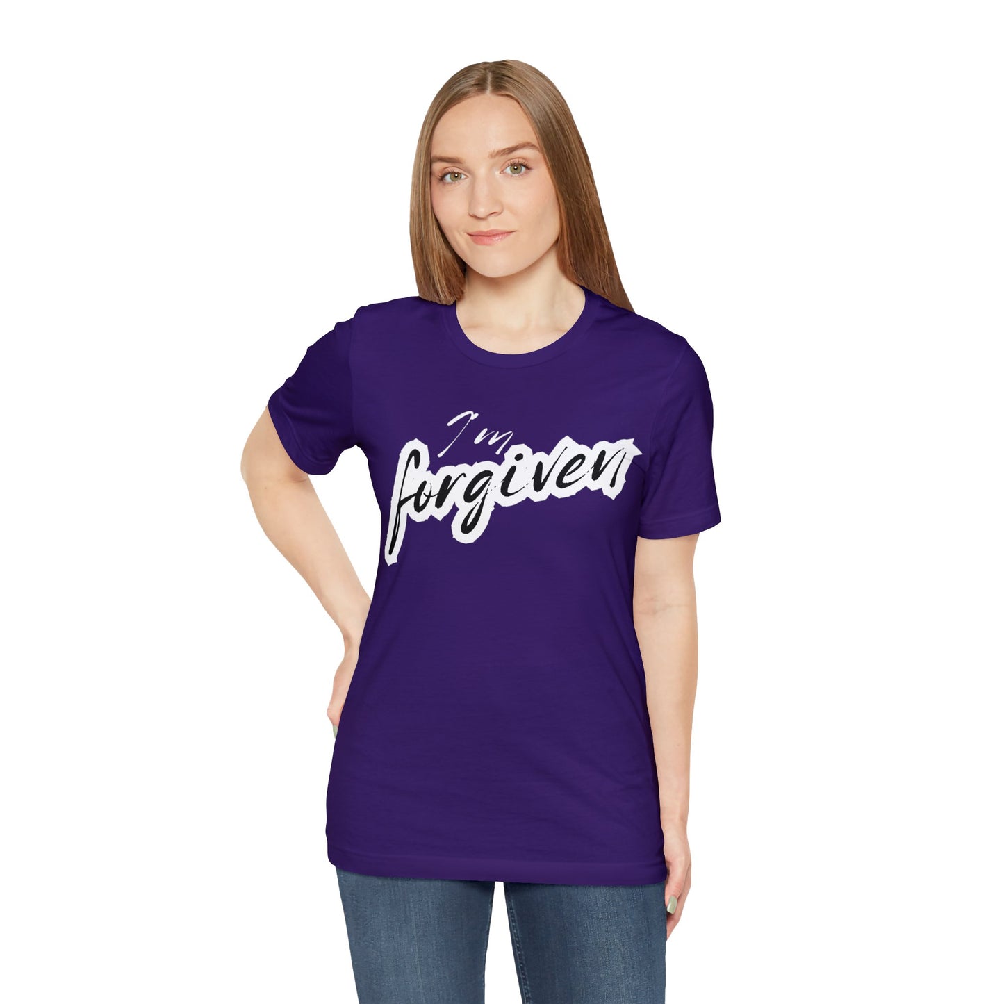 I'M FORGIVEN Unisex Jersey Short Sleeve Tee