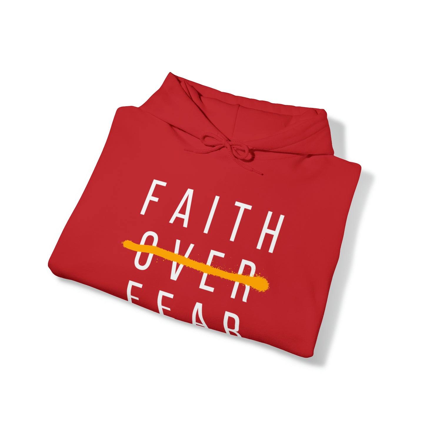 FAITH OVER FEAR Unisex Heavy Blend™ Hooded Sweatshirt