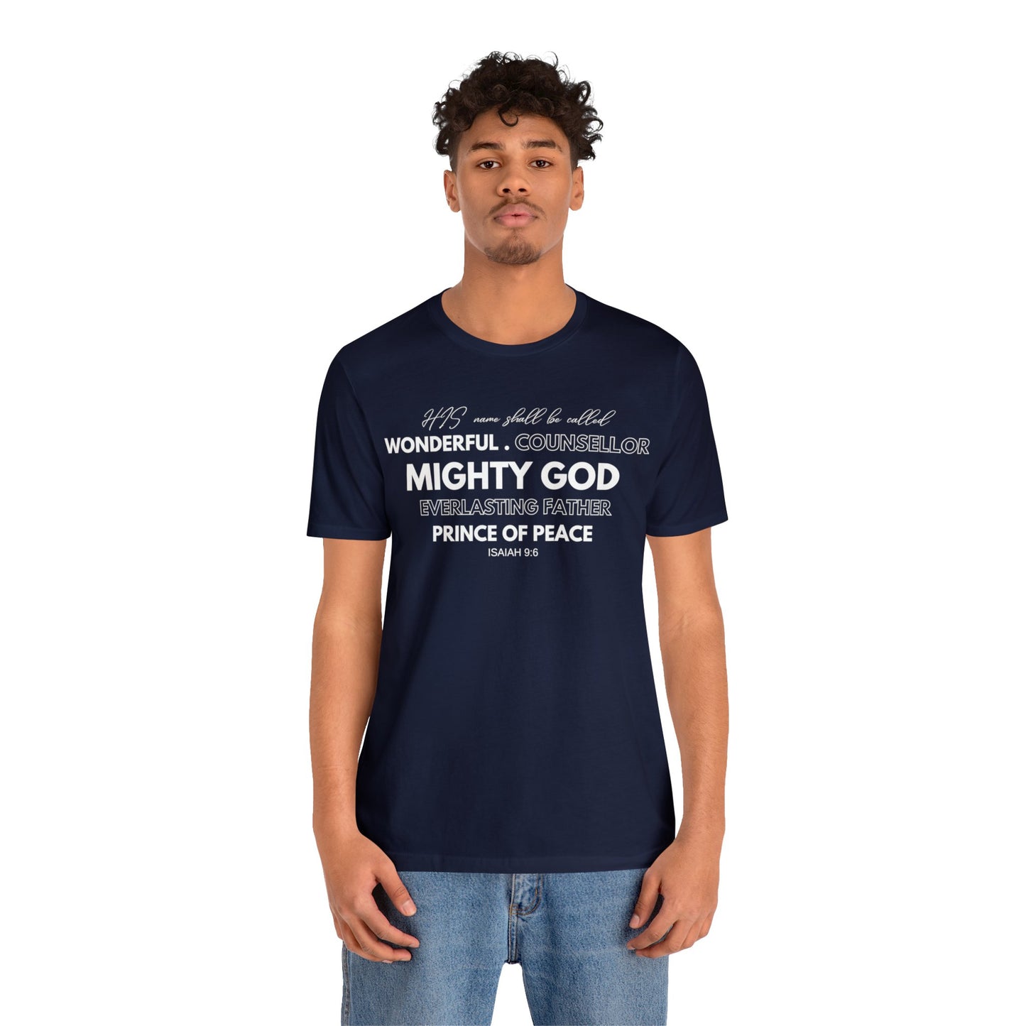ISAIAH 9:6 Unisex Jersey Short Sleeve Tee