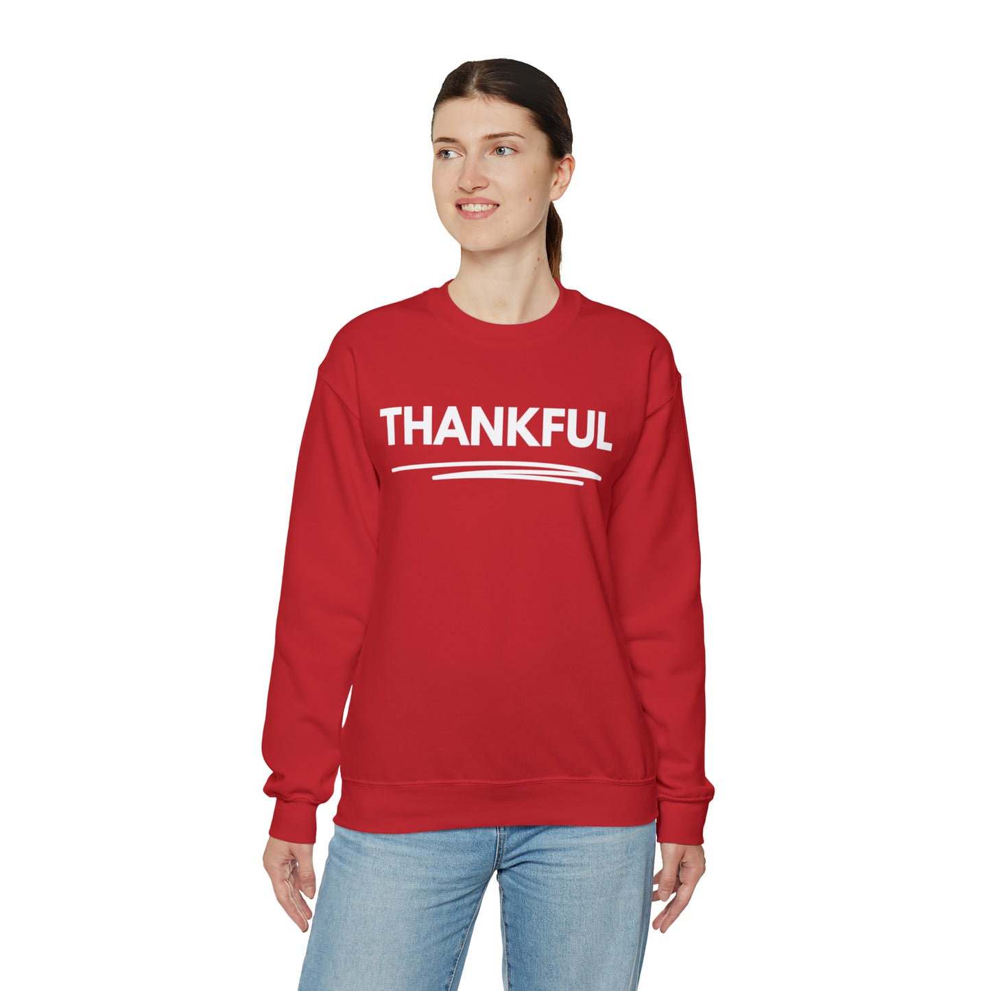 THANKFUL Unisex Heavy Blend™ Crewneck Sweatshirt