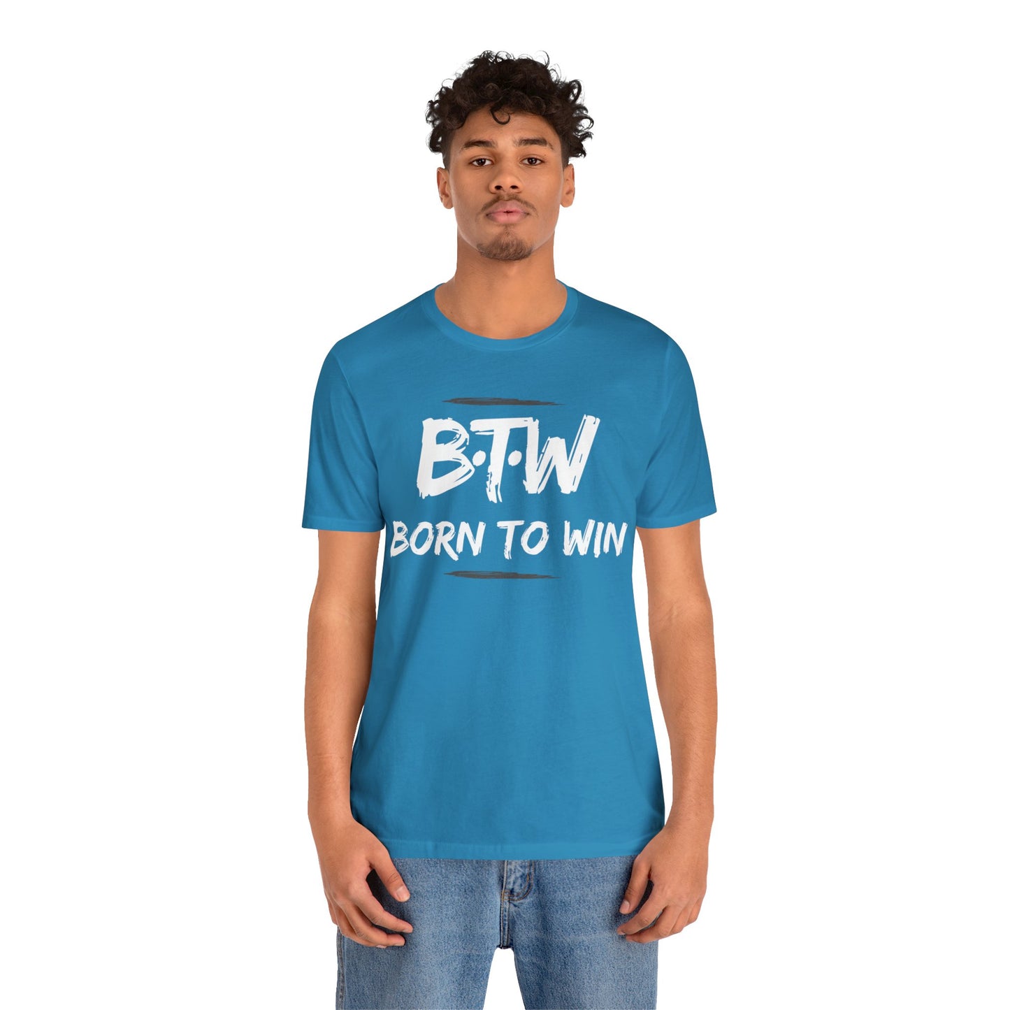 BORN TO WIN Unisex Jersey Short Sleeve Tee
