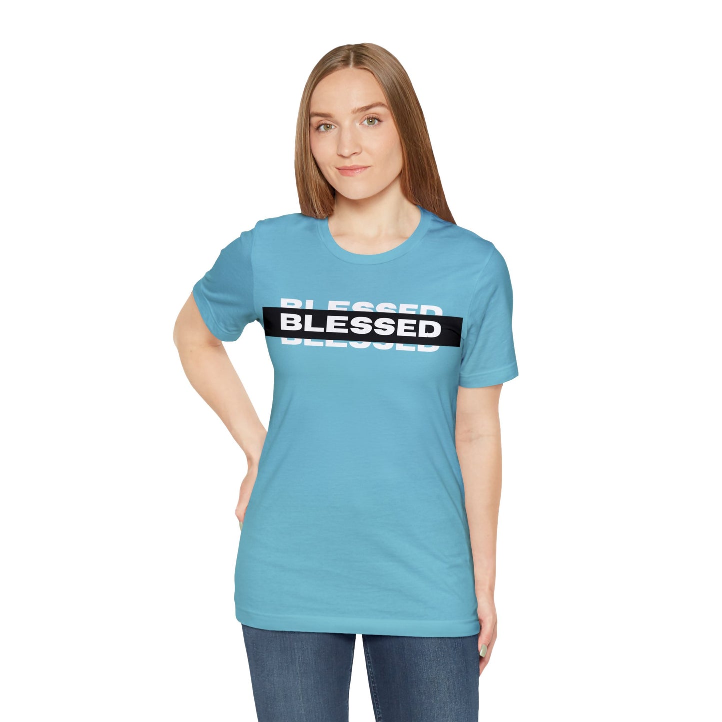 BLESSED Unisex Jersey Short Sleeve Tee