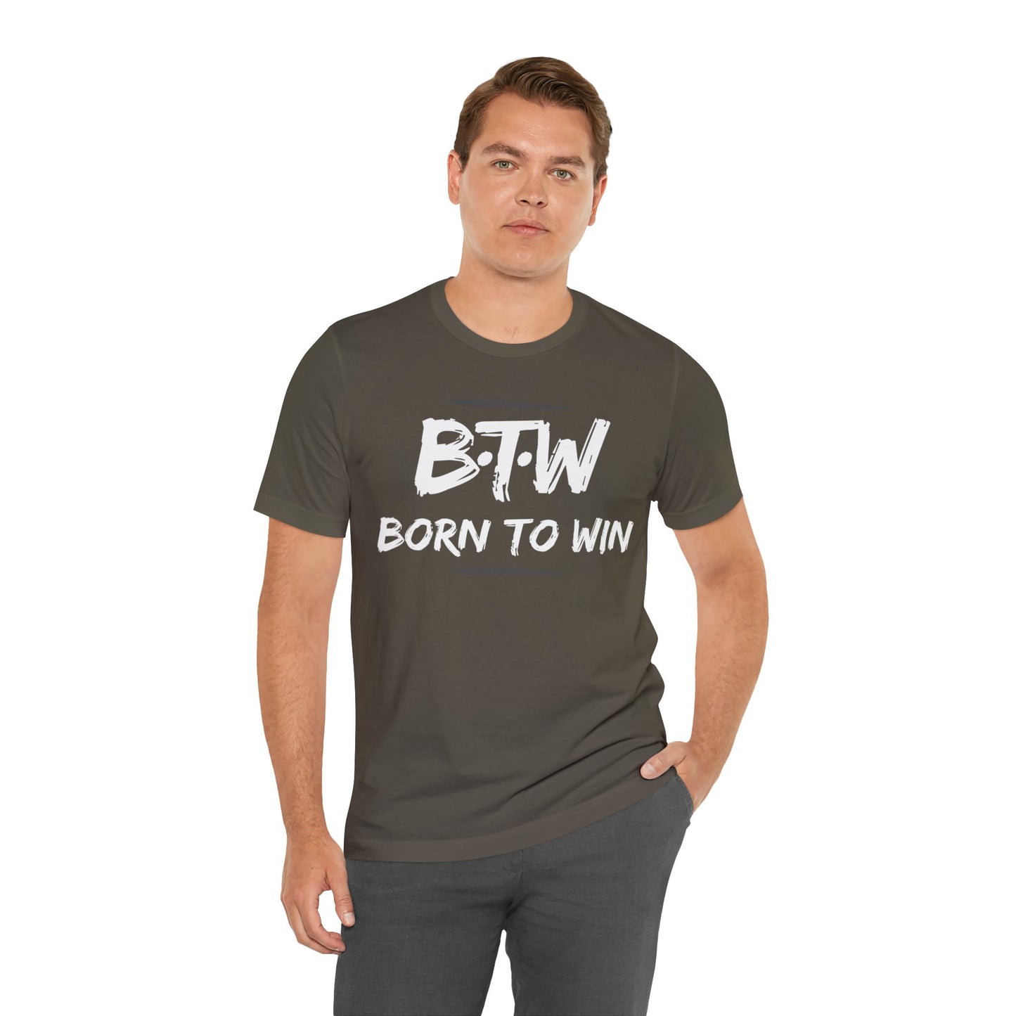 BORN TO WIN Unisex Jersey Short Sleeve Tee