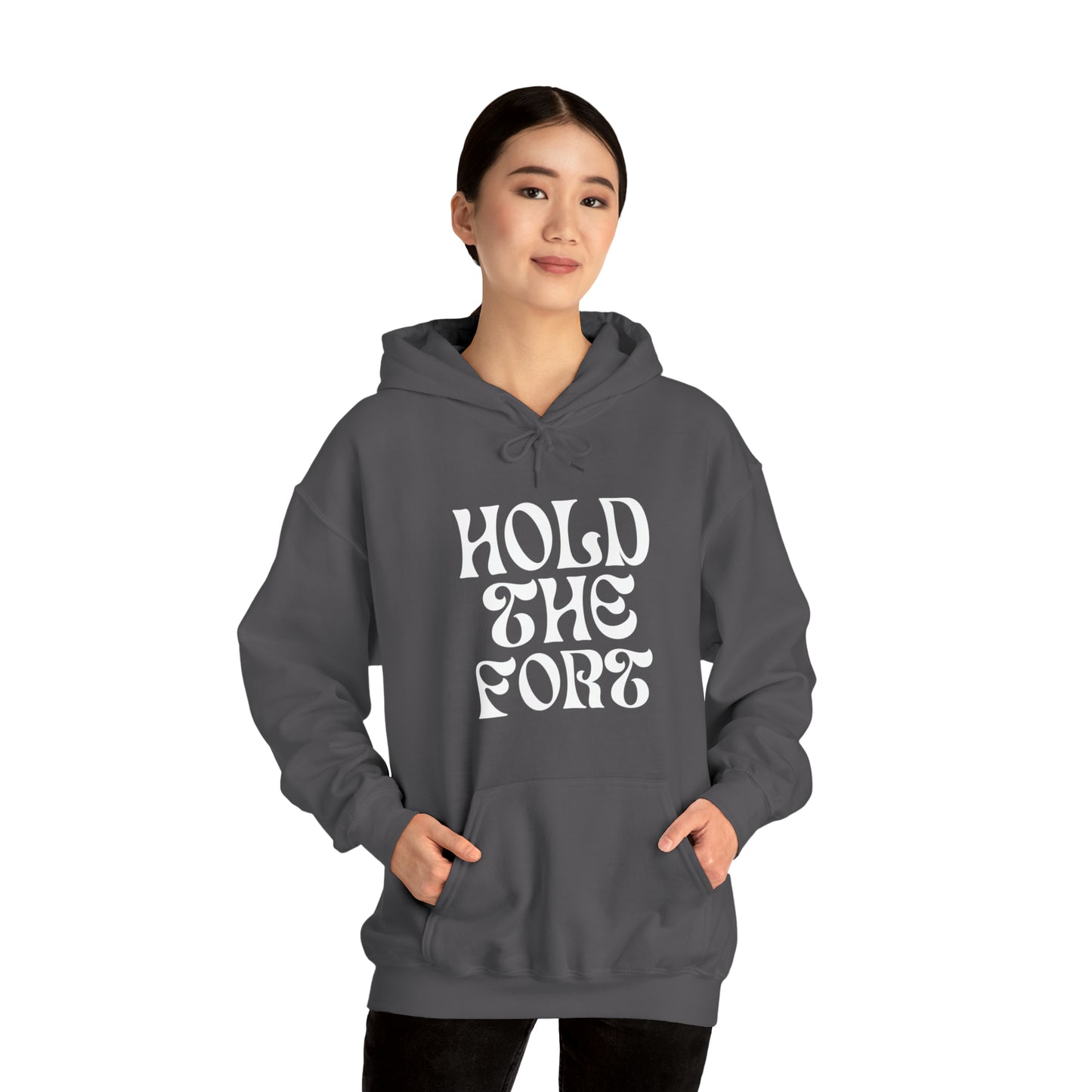 HOLD THE FORT Unisex Heavy Blend™ Hooded Sweatshirt
