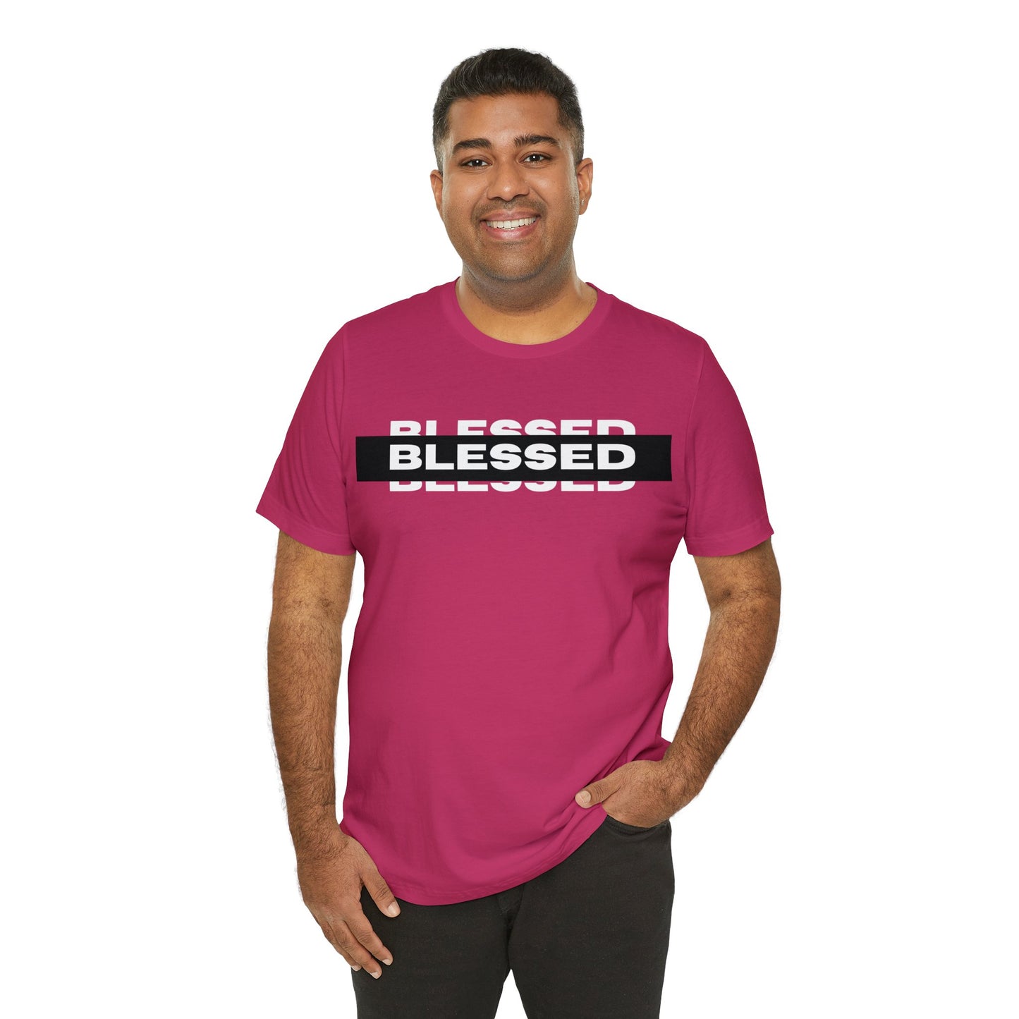 BLESSED Unisex Jersey Short Sleeve Tee