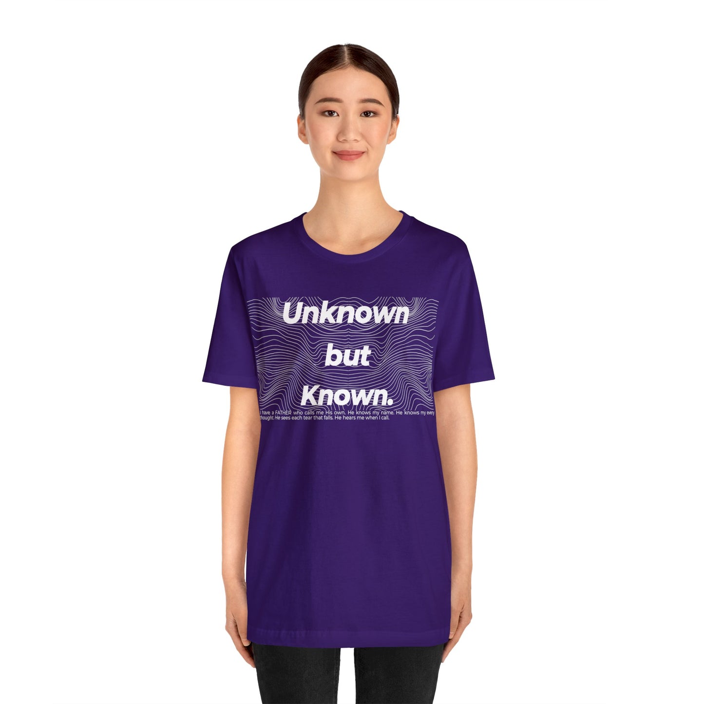 UNKNOWN BUT KNOWN Unisex Jersey Short Sleeve Tee