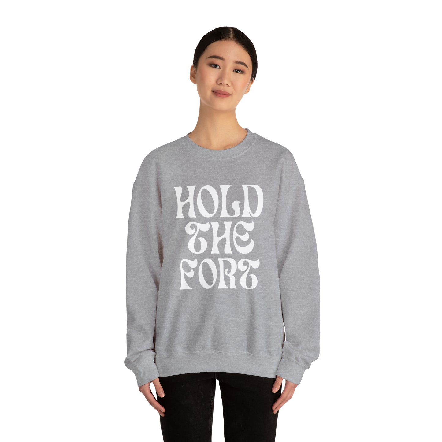HOLD THE FORT Unisex Heavy Blend™ Crewneck Sweatshirt