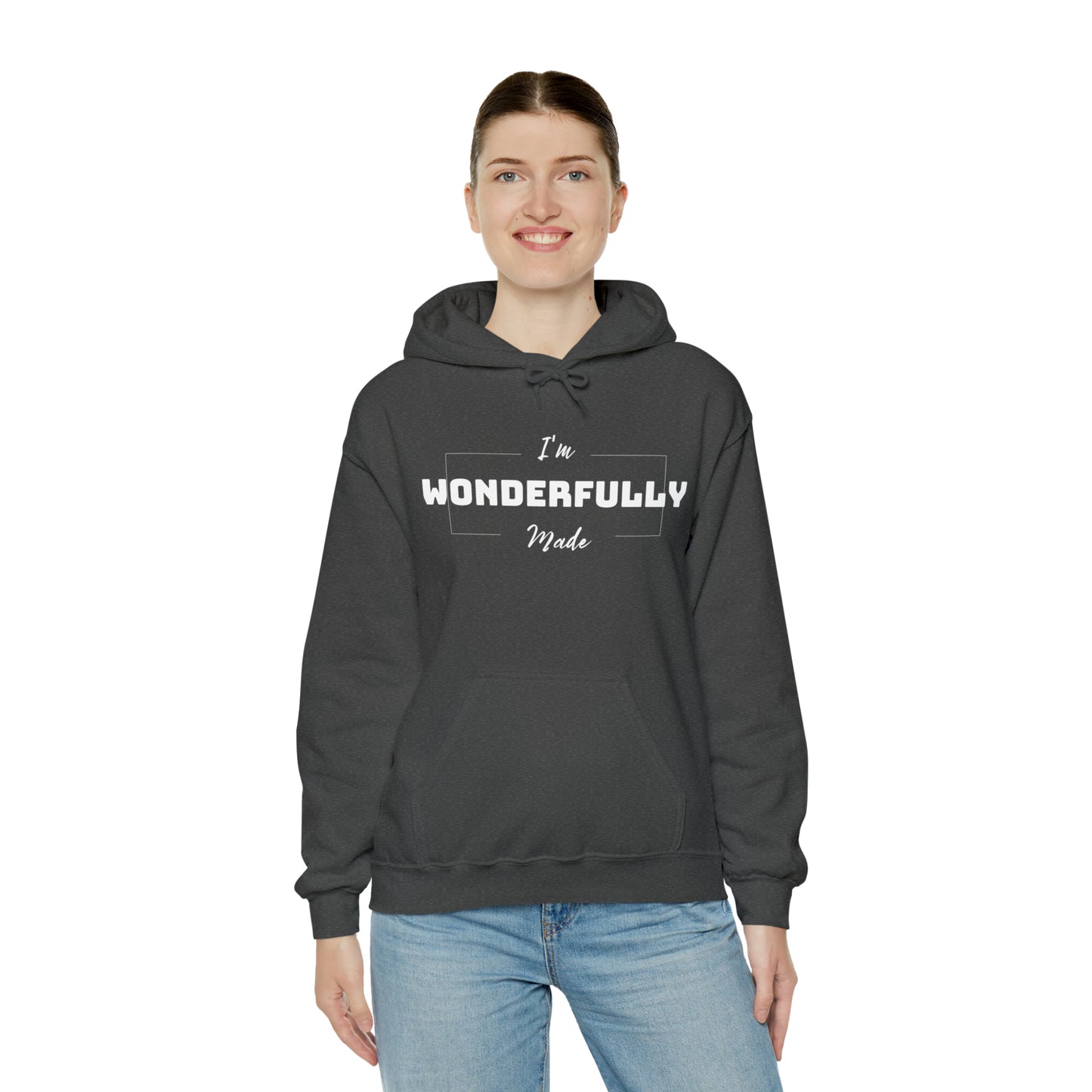 I'M WONDERFULLY MADE Unisex Heavy Blend™ Hooded Sweatshirt