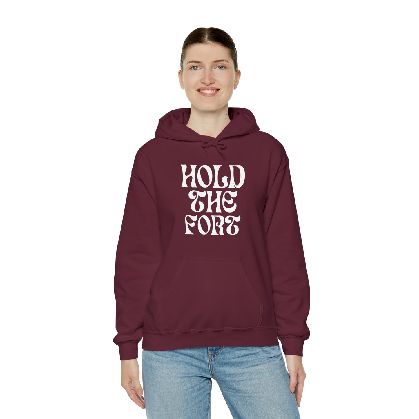 HOLD THE FORT Unisex Heavy Blend™ Hooded Sweatshirt