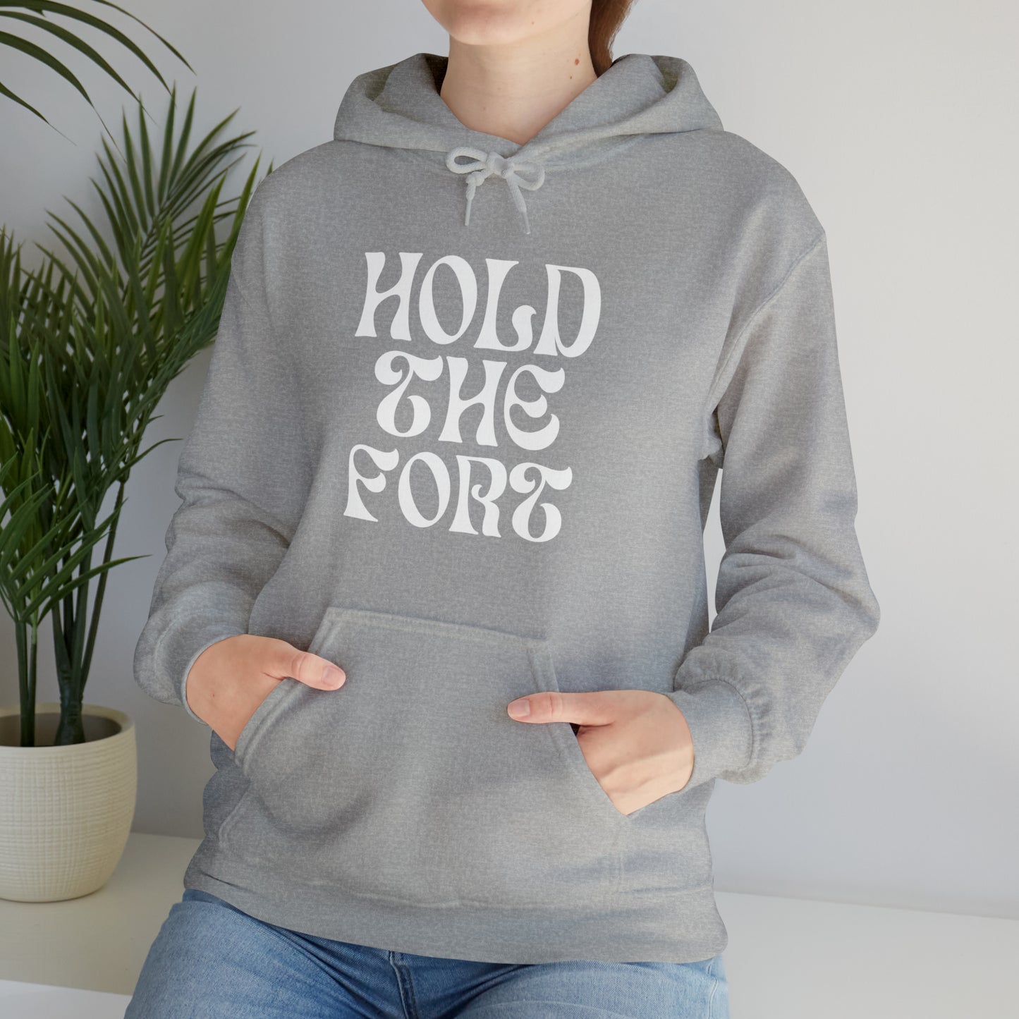 HOLD THE FORT Unisex Heavy Blend™ Hooded Sweatshirt
