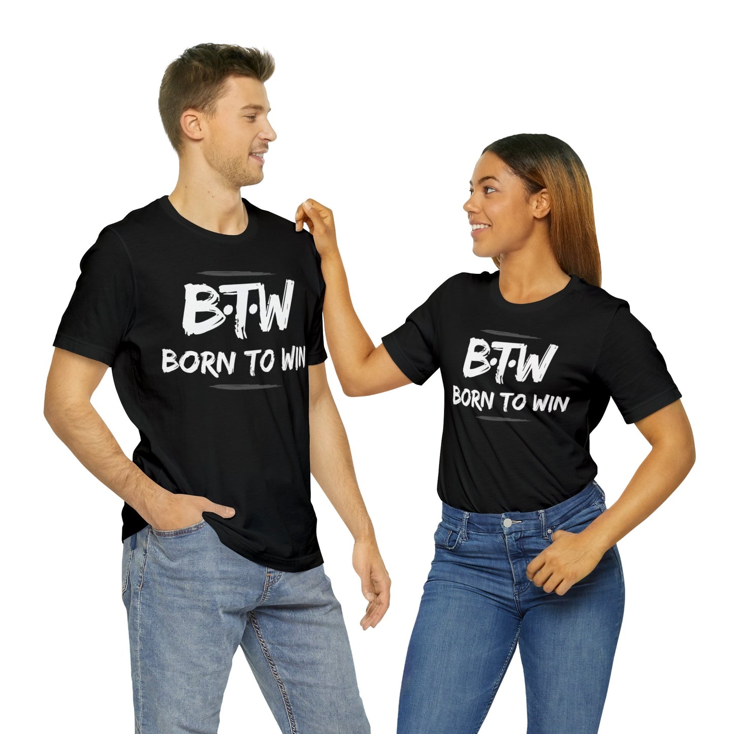BORN TO WIN Unisex Jersey Short Sleeve Tee