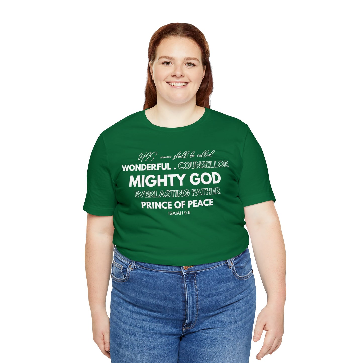 ISAIAH 9:6 Unisex Jersey Short Sleeve Tee