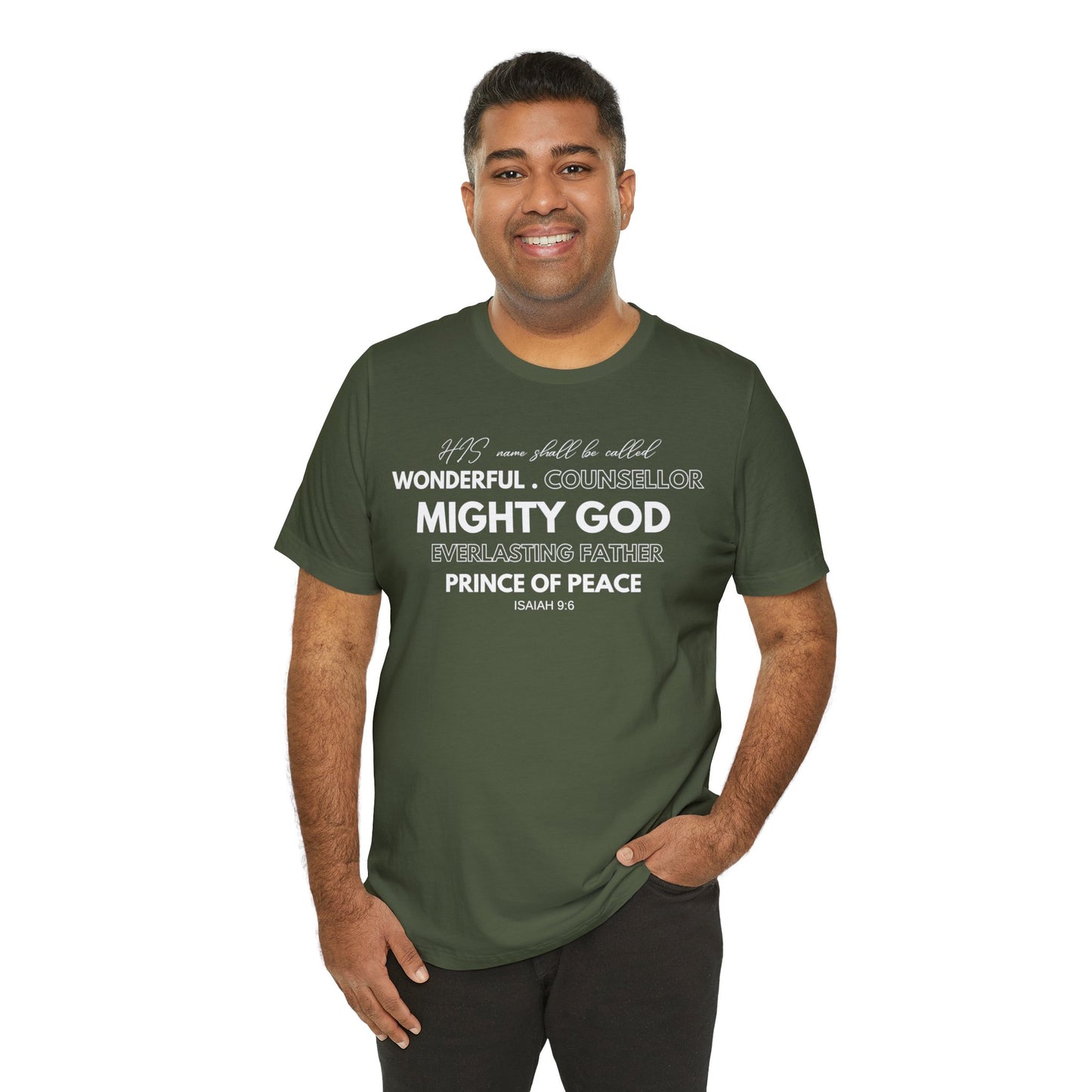 ISAIAH 9:6 Unisex Jersey Short Sleeve Tee