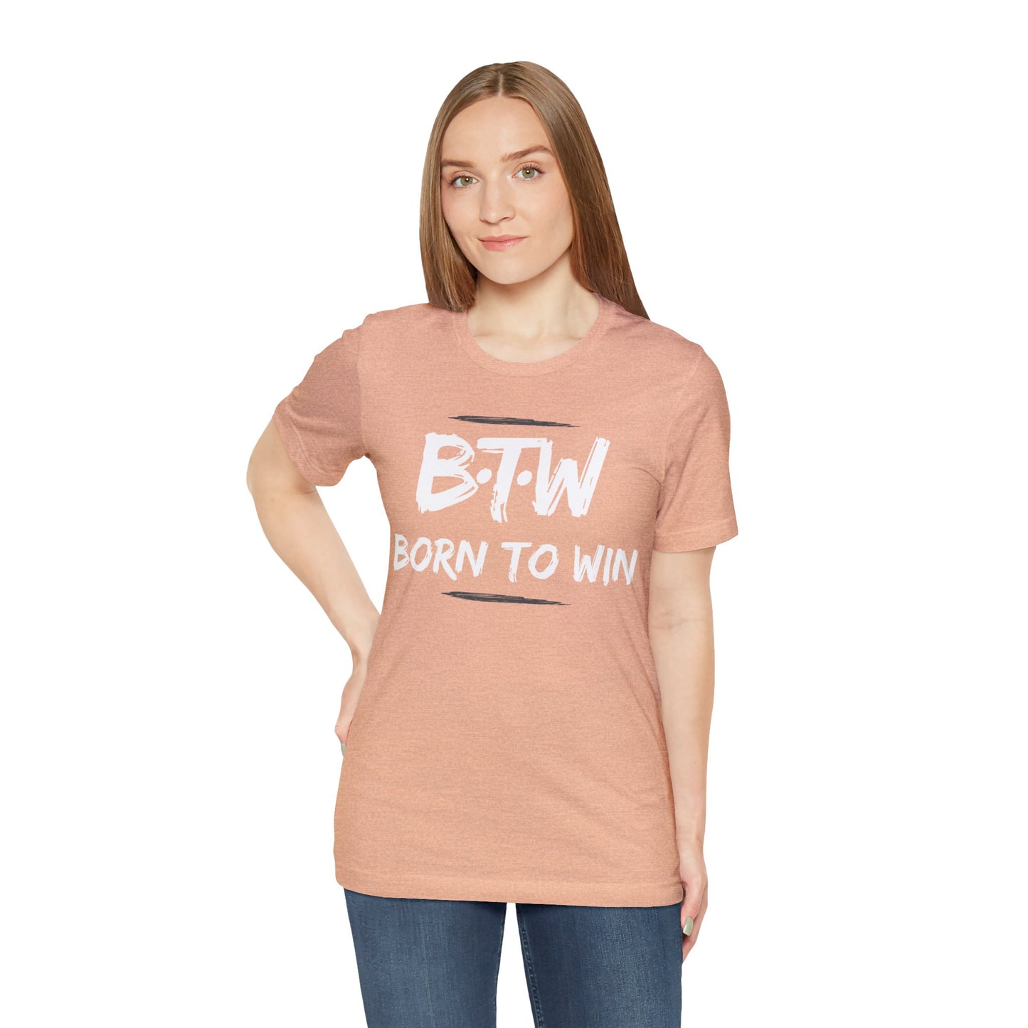 BORN TO WIN Unisex Jersey Short Sleeve Tee