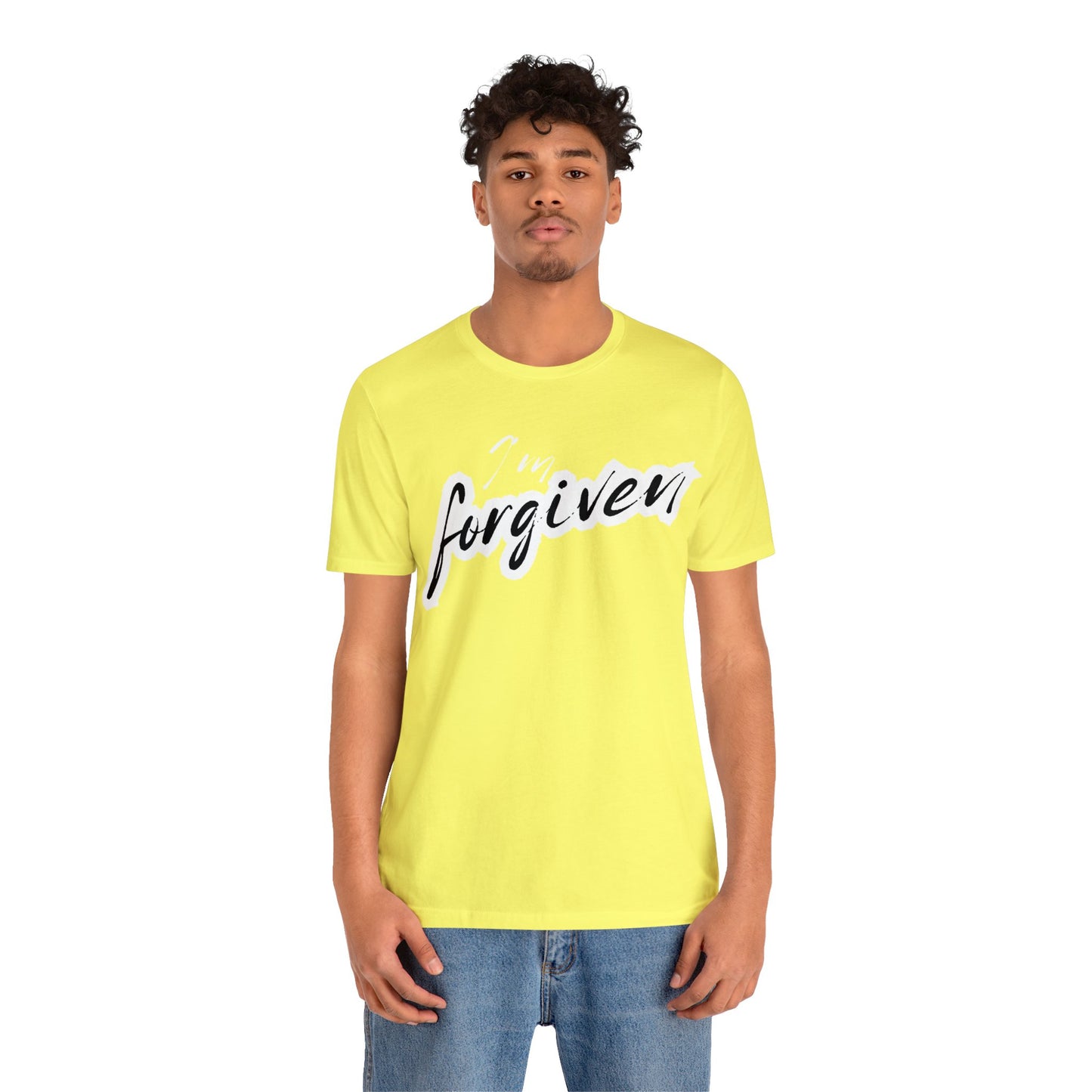 I'M FORGIVEN Unisex Jersey Short Sleeve Tee