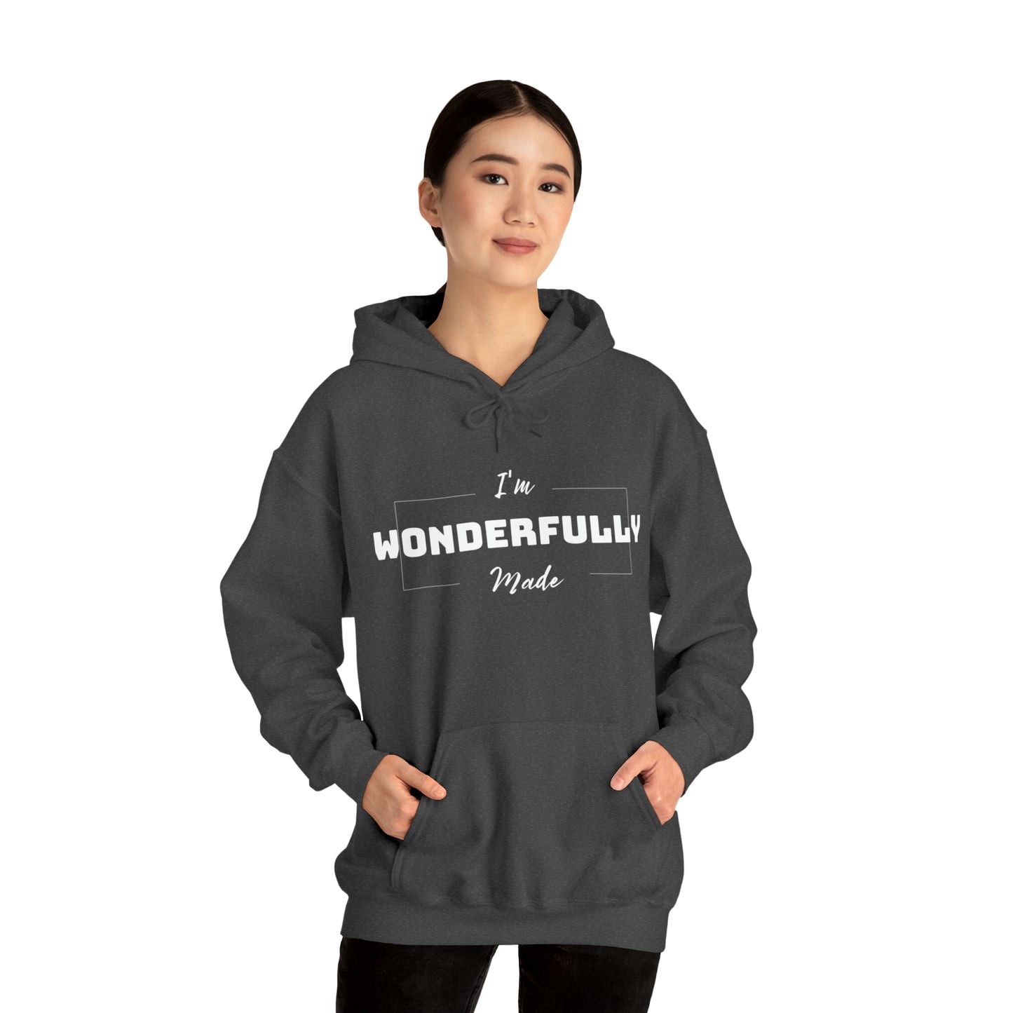 I'M WONDERFULLY MADE Unisex Heavy Blend™ Hooded Sweatshirt