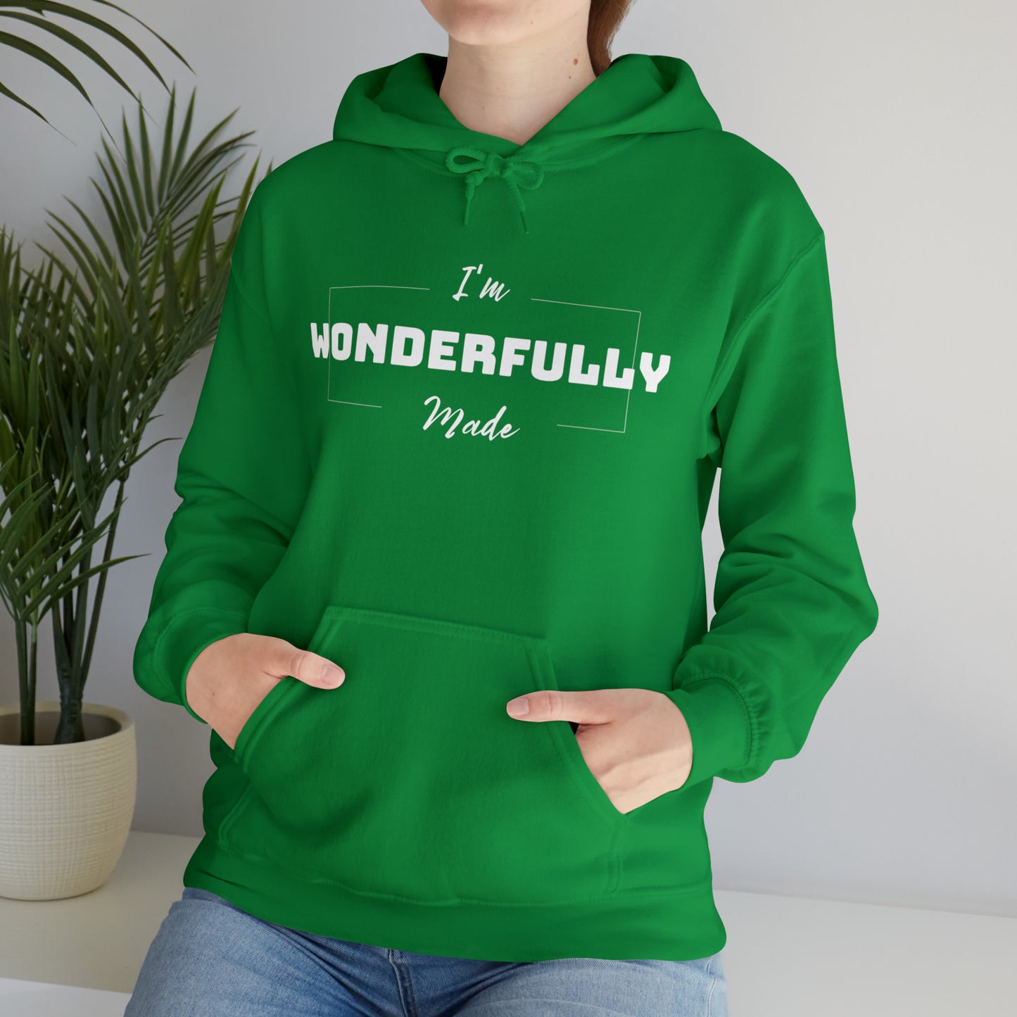 I'M WONDERFULLY MADE Unisex Heavy Blend™ Hooded Sweatshirt