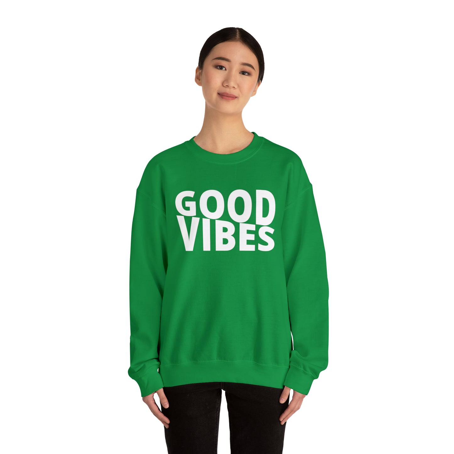 GOOD VIBES Unisex Heavy Blend™ Crewneck Sweatshirt