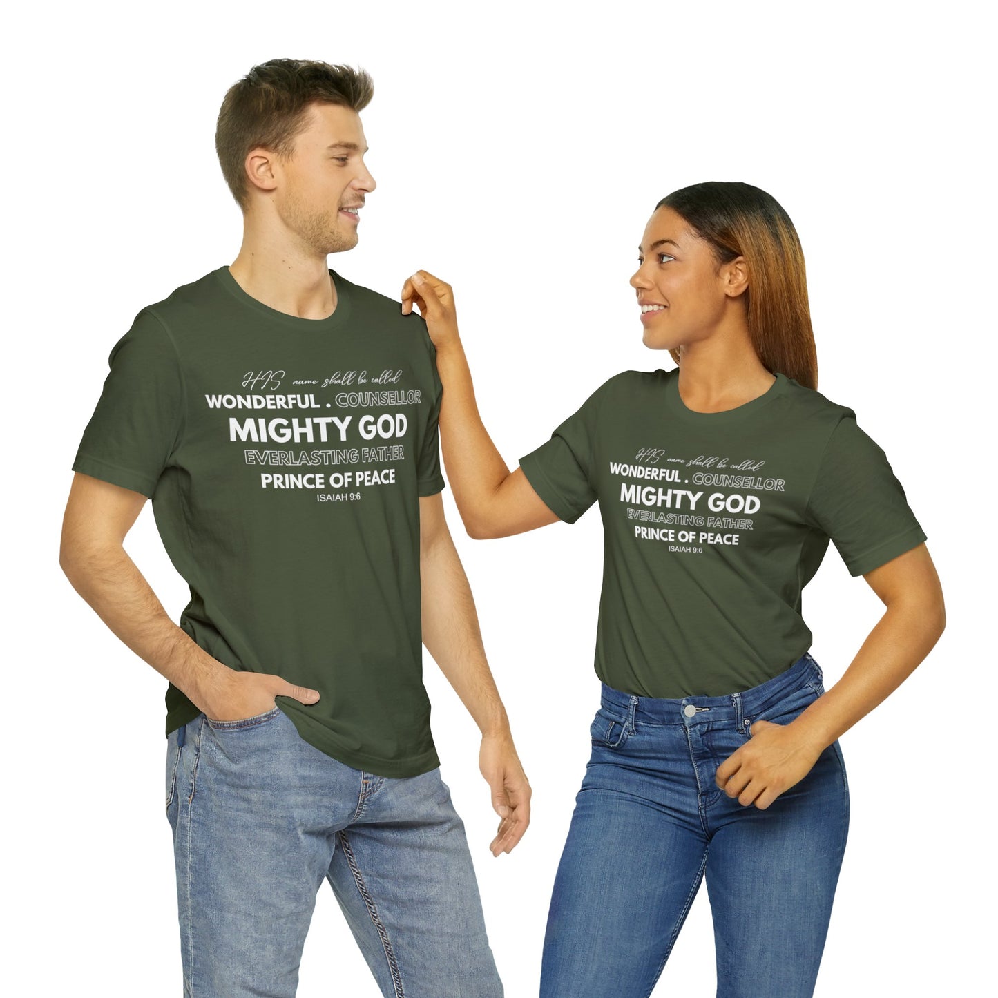 ISAIAH 9:6 Unisex Jersey Short Sleeve Tee