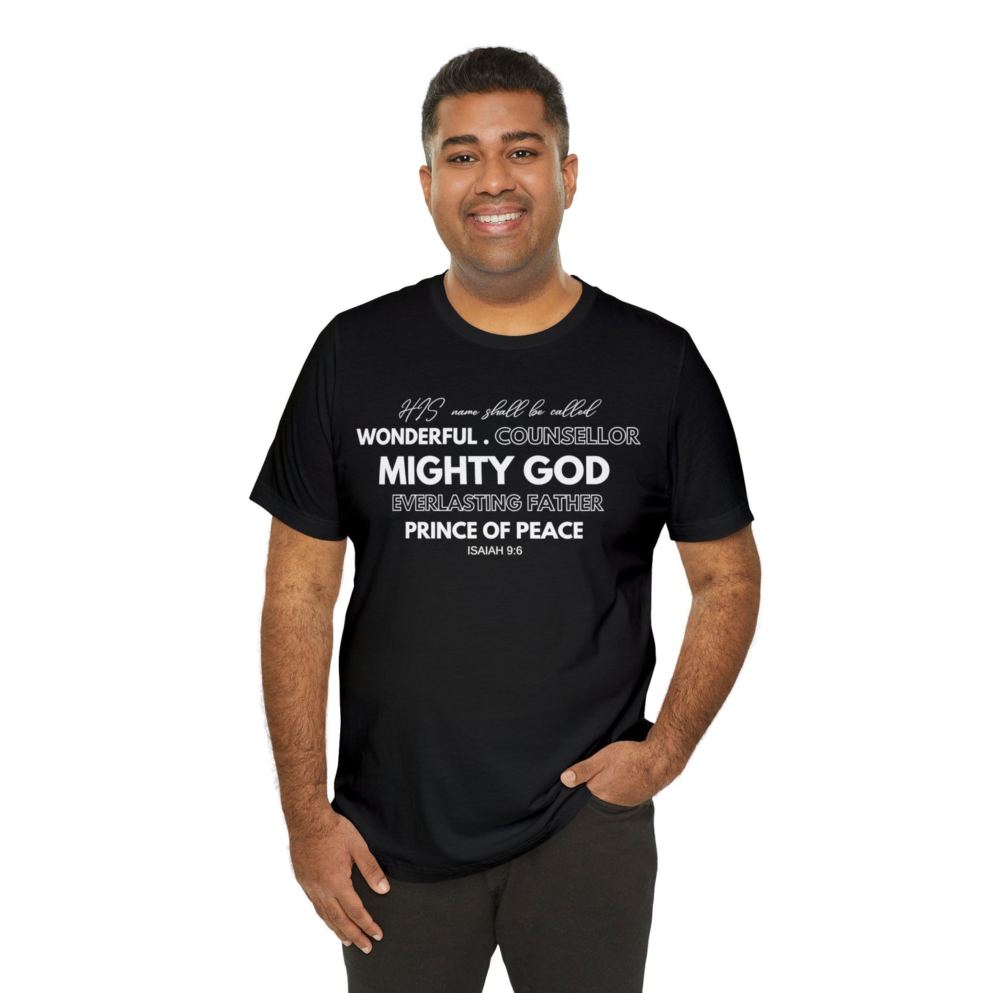 ISAIAH 9:6 Unisex Jersey Short Sleeve Tee