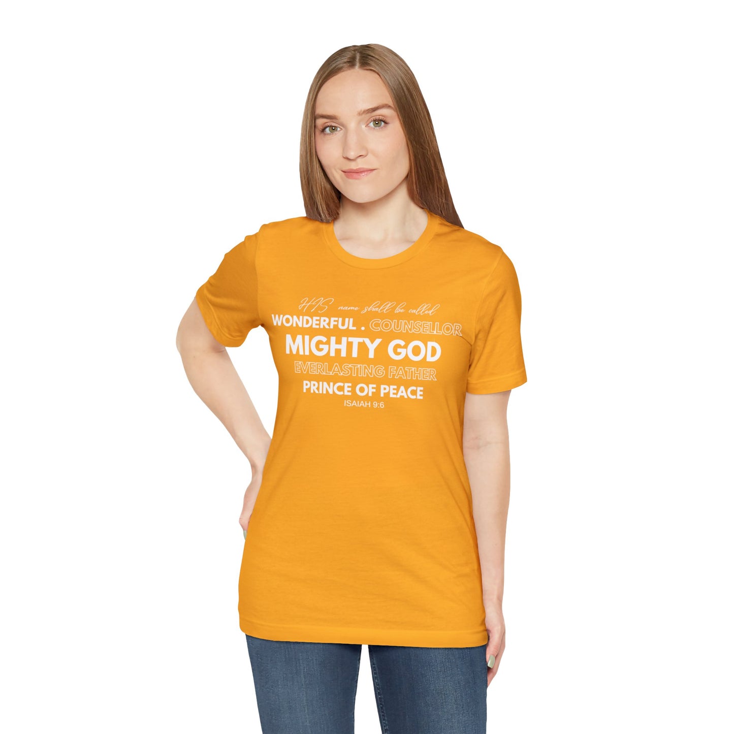 ISAIAH 9:6 Unisex Jersey Short Sleeve Tee