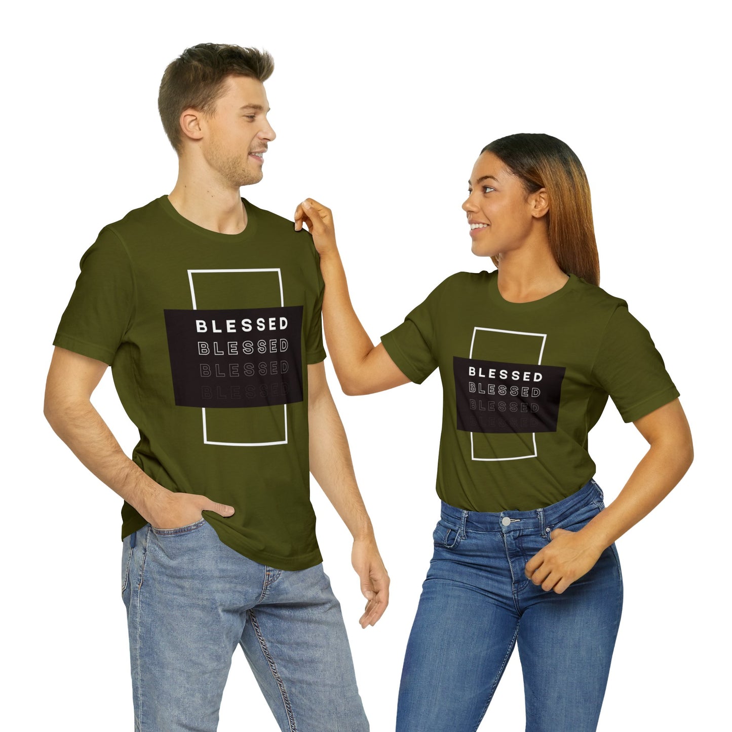 BLESSED Unisex Jersey Short Sleeve Tee