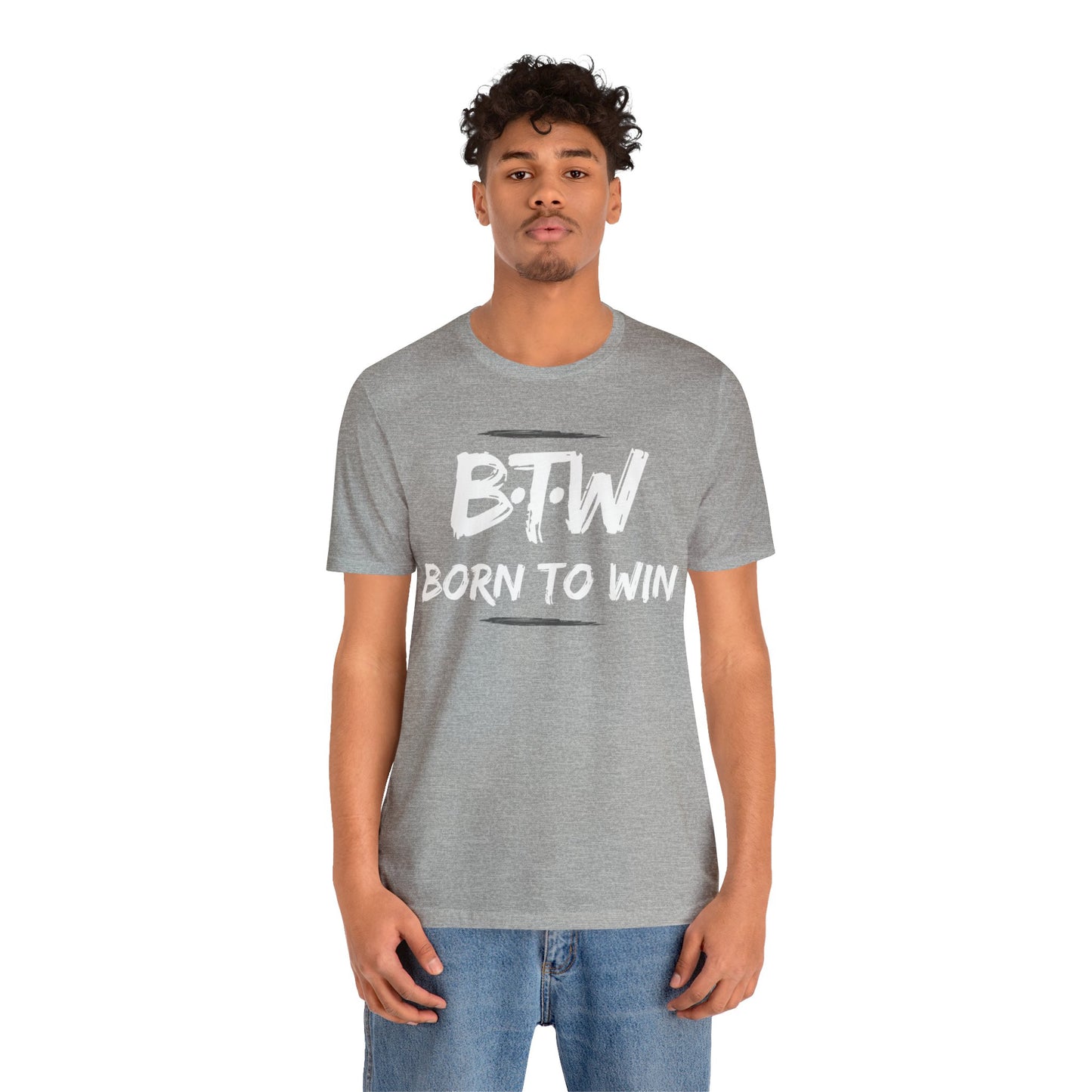 BORN TO WIN Unisex Jersey Short Sleeve Tee