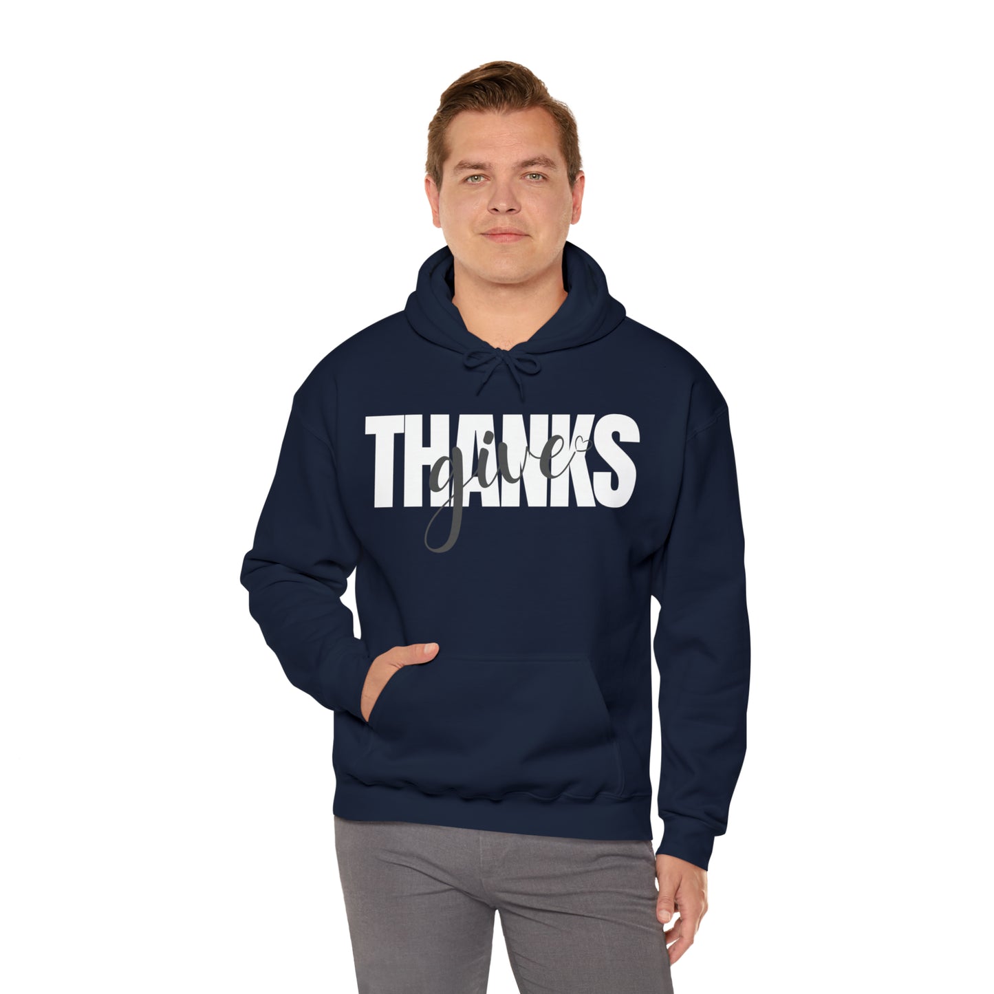 GIVE THANKS Unisex Heavy Blend™ Hooded Sweatshirt