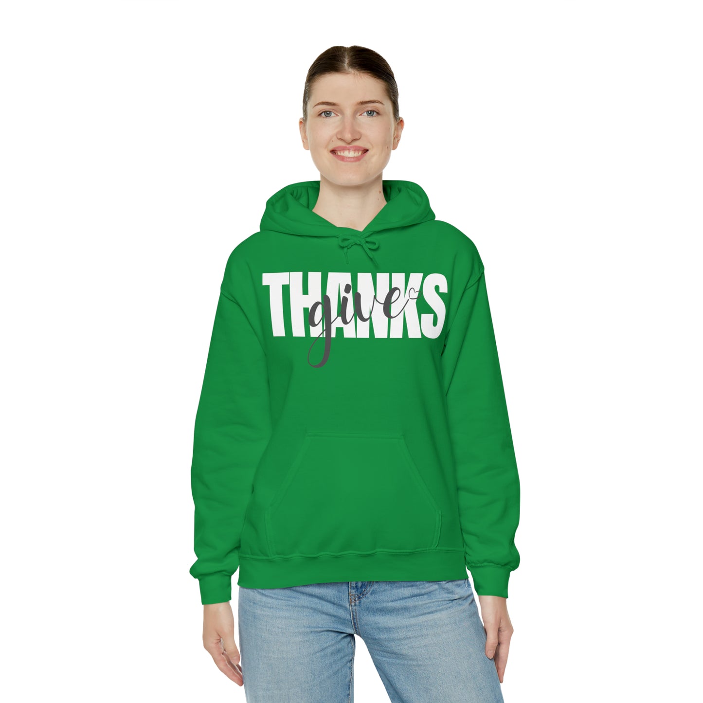 GIVE THANKS Unisex Heavy Blend™ Hooded Sweatshirt