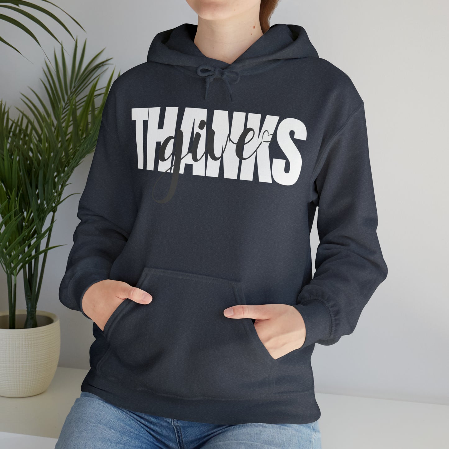 GIVE THANKS Unisex Heavy Blend™ Hooded Sweatshirt