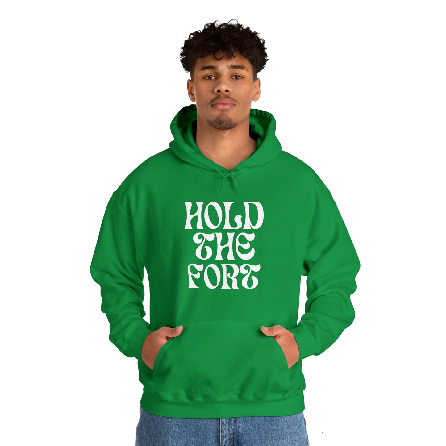 HOLD THE FORT Unisex Heavy Blend™ Hooded Sweatshirt