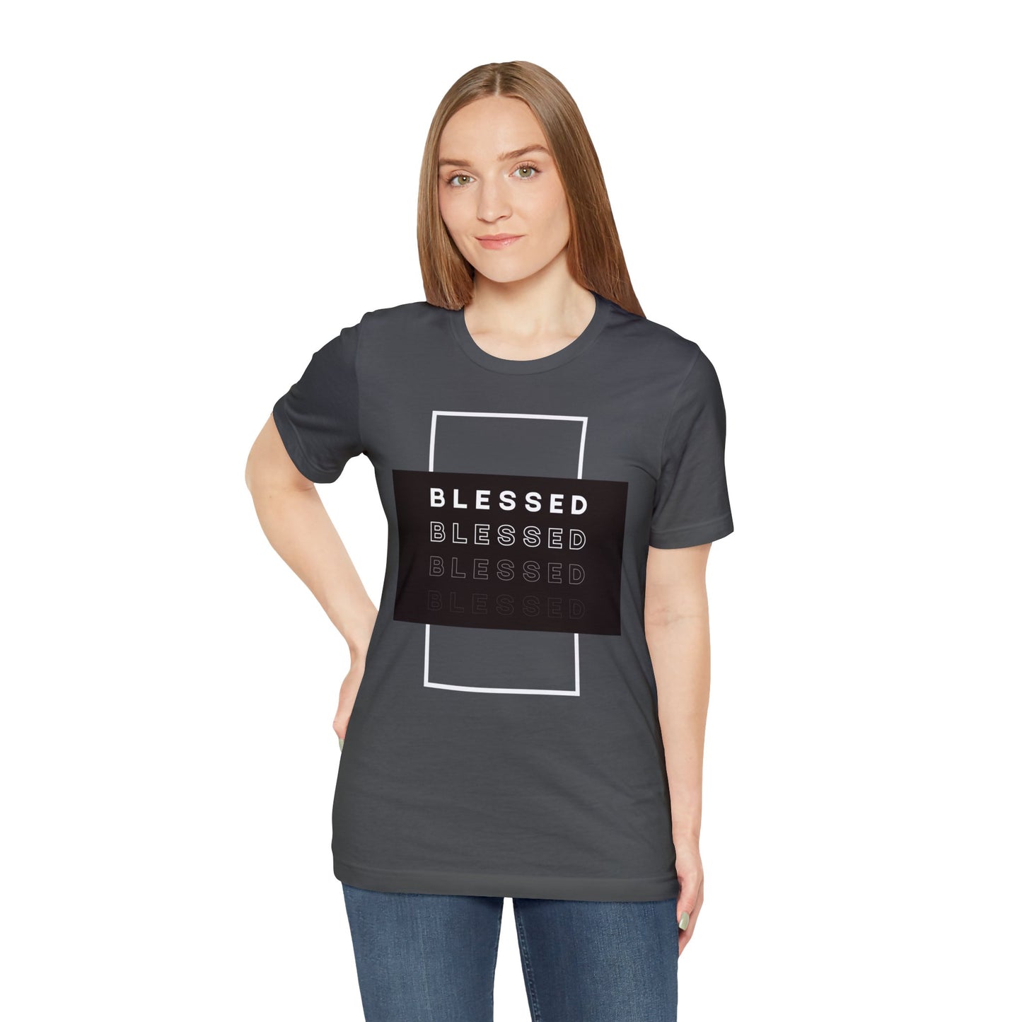 BLESSED Unisex Jersey Short Sleeve Tee
