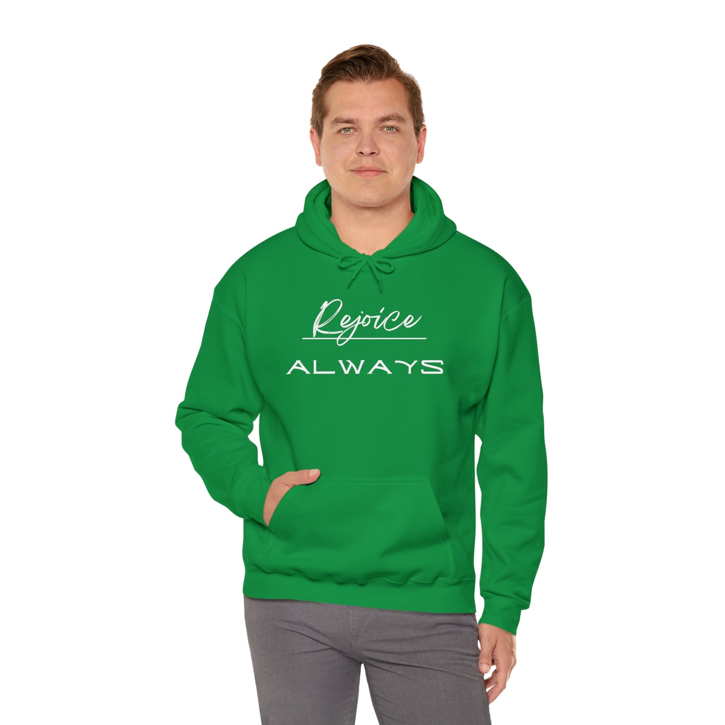 REJOICE ALWAYS Unisex Heavy Blend™ Hooded Sweatshirt