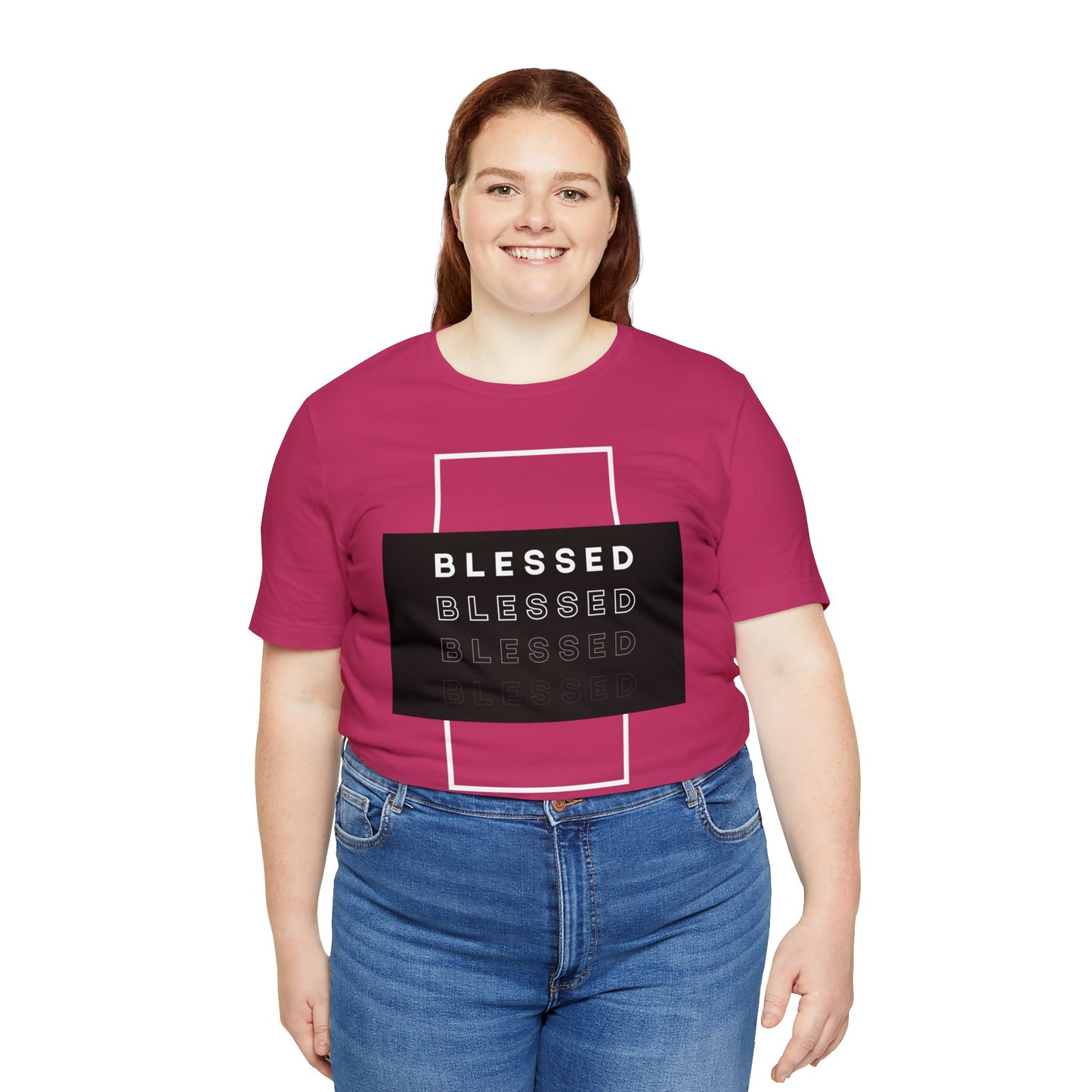 BLESSED Unisex Jersey Short Sleeve Tee