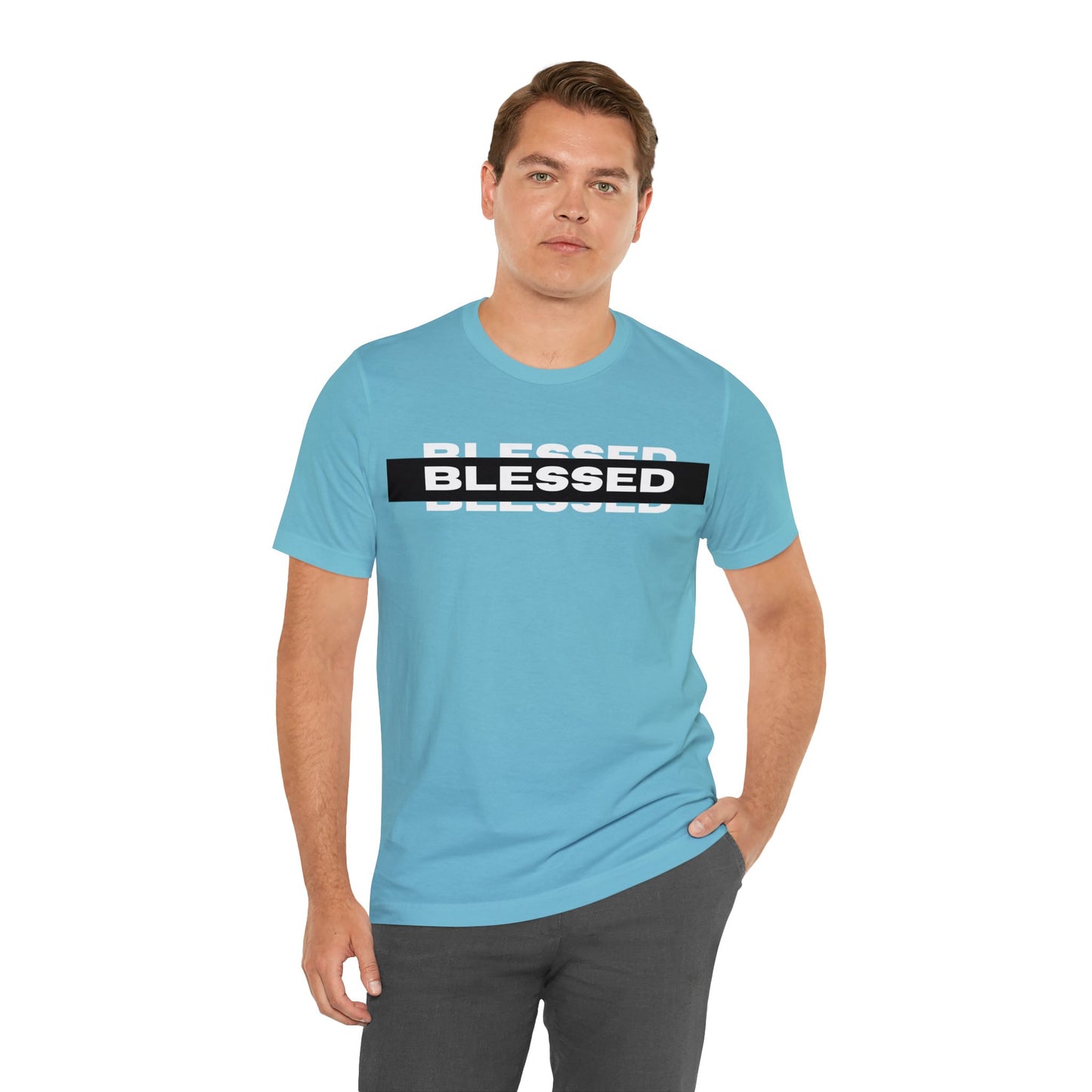 BLESSED Unisex Jersey Short Sleeve Tee