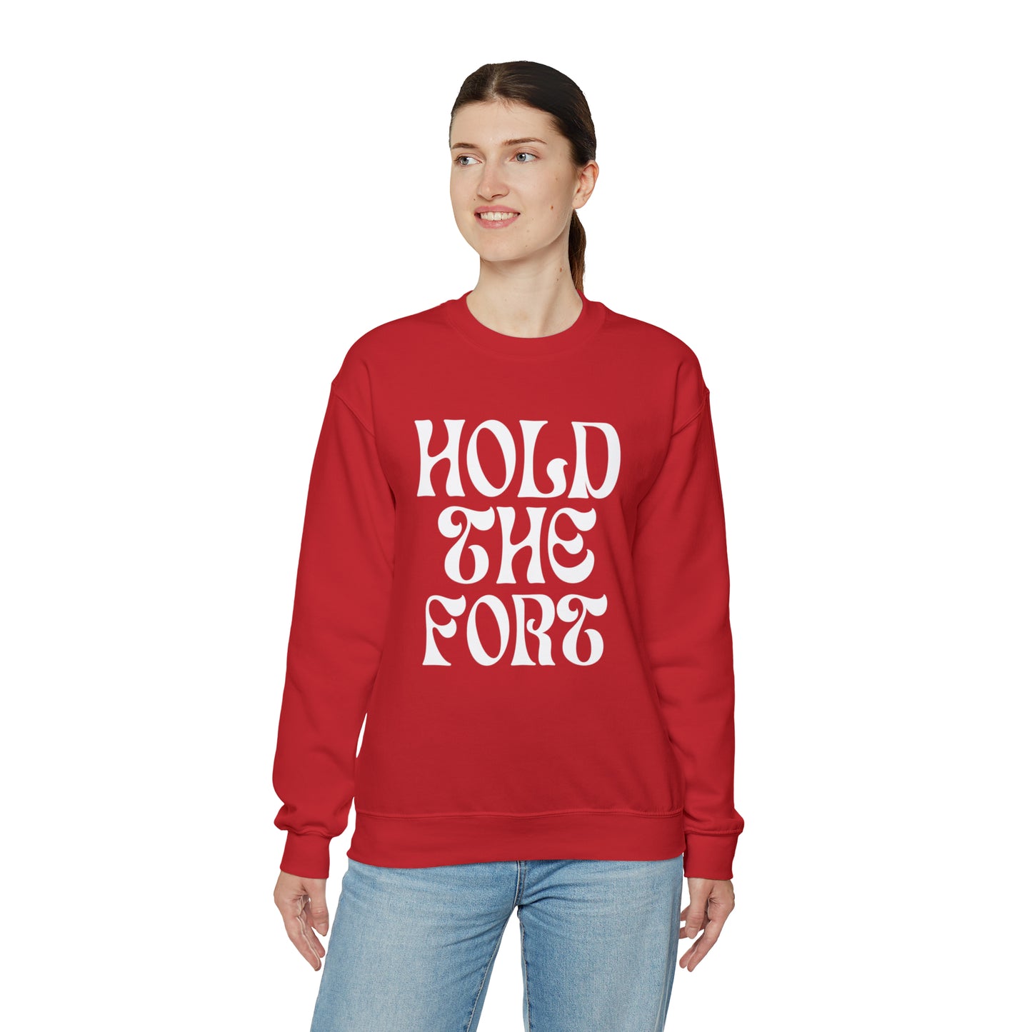 HOLD THE FORT Unisex Heavy Blend™ Crewneck Sweatshirt