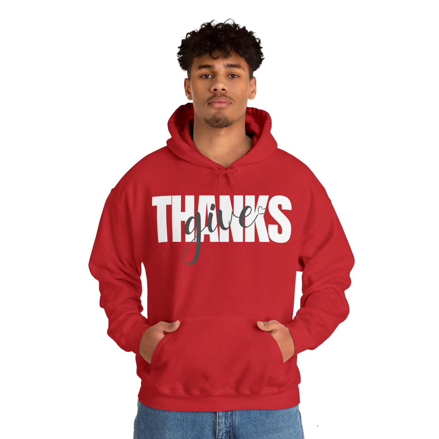 GIVE THANKS Unisex Heavy Blend™ Hooded Sweatshirt