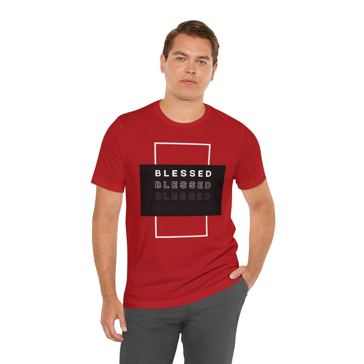 BLESSED Unisex Jersey Short Sleeve Tee