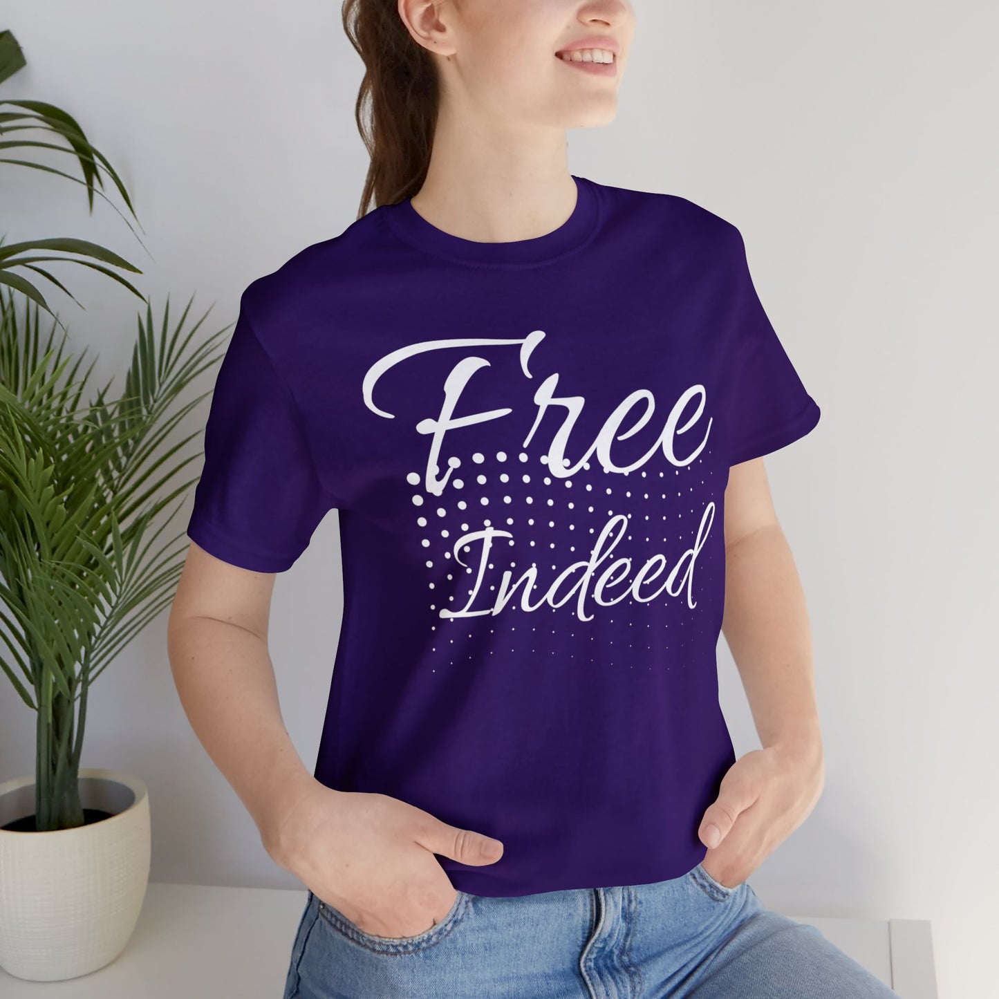 FREE INDEED Unisex Jersey Short Sleeve Tee