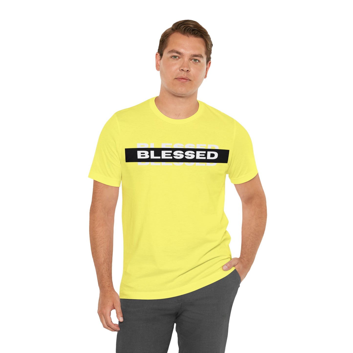 BLESSED Unisex Jersey Short Sleeve Tee