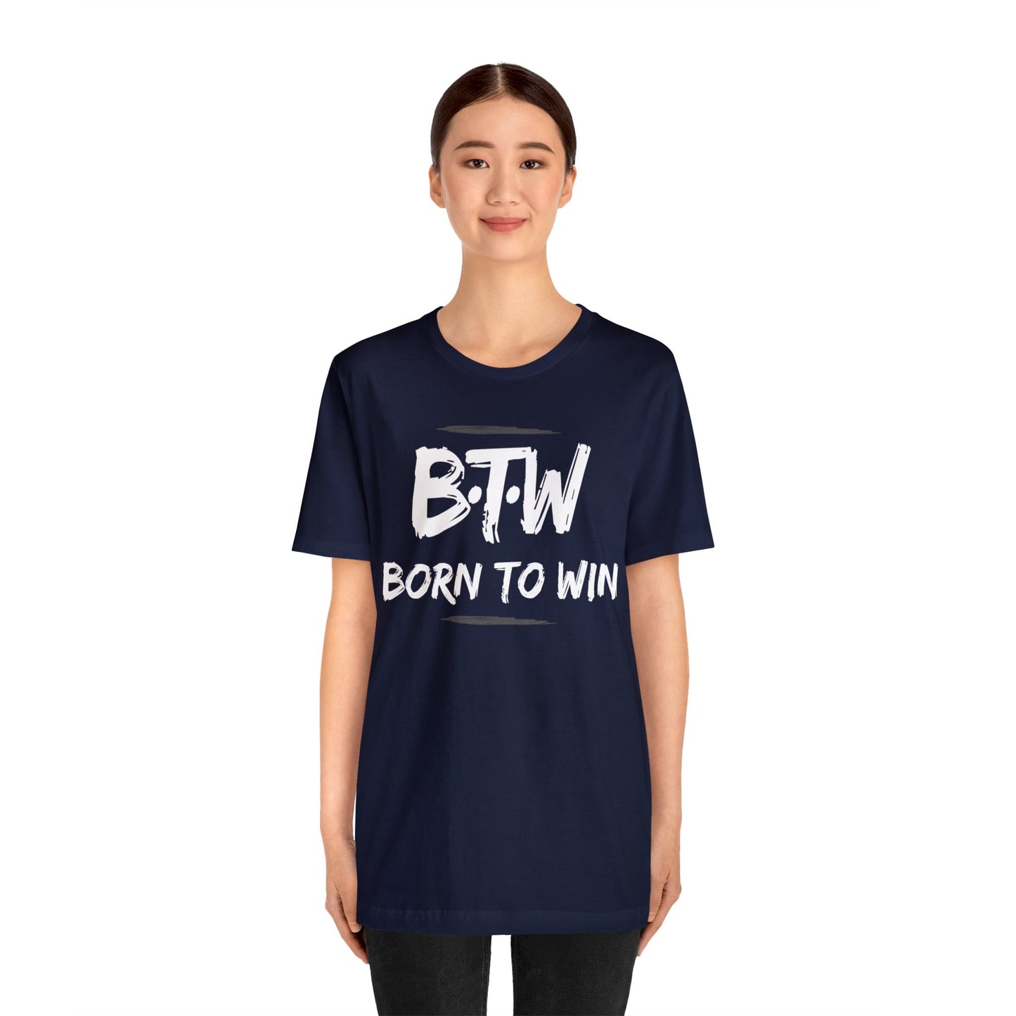BORN TO WIN Unisex Jersey Short Sleeve Tee