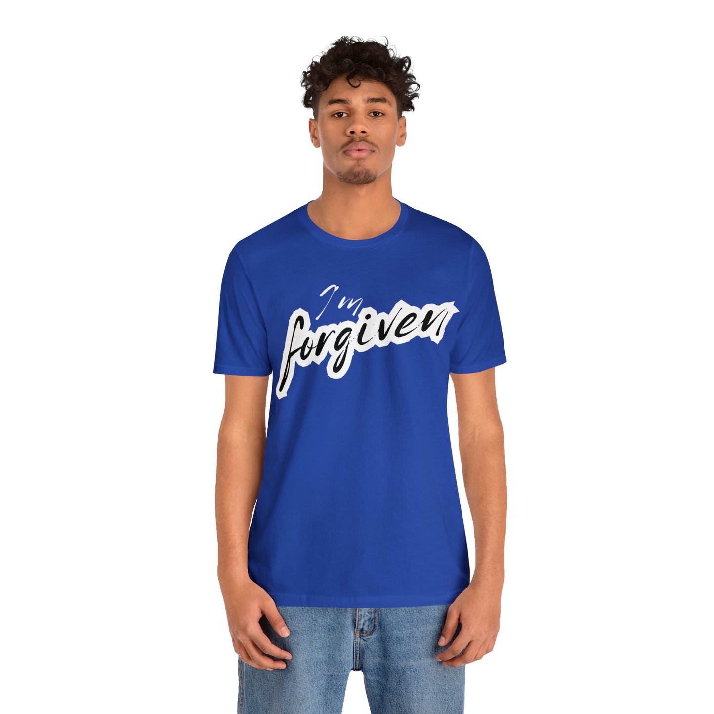 I'M FORGIVEN Unisex Jersey Short Sleeve Tee