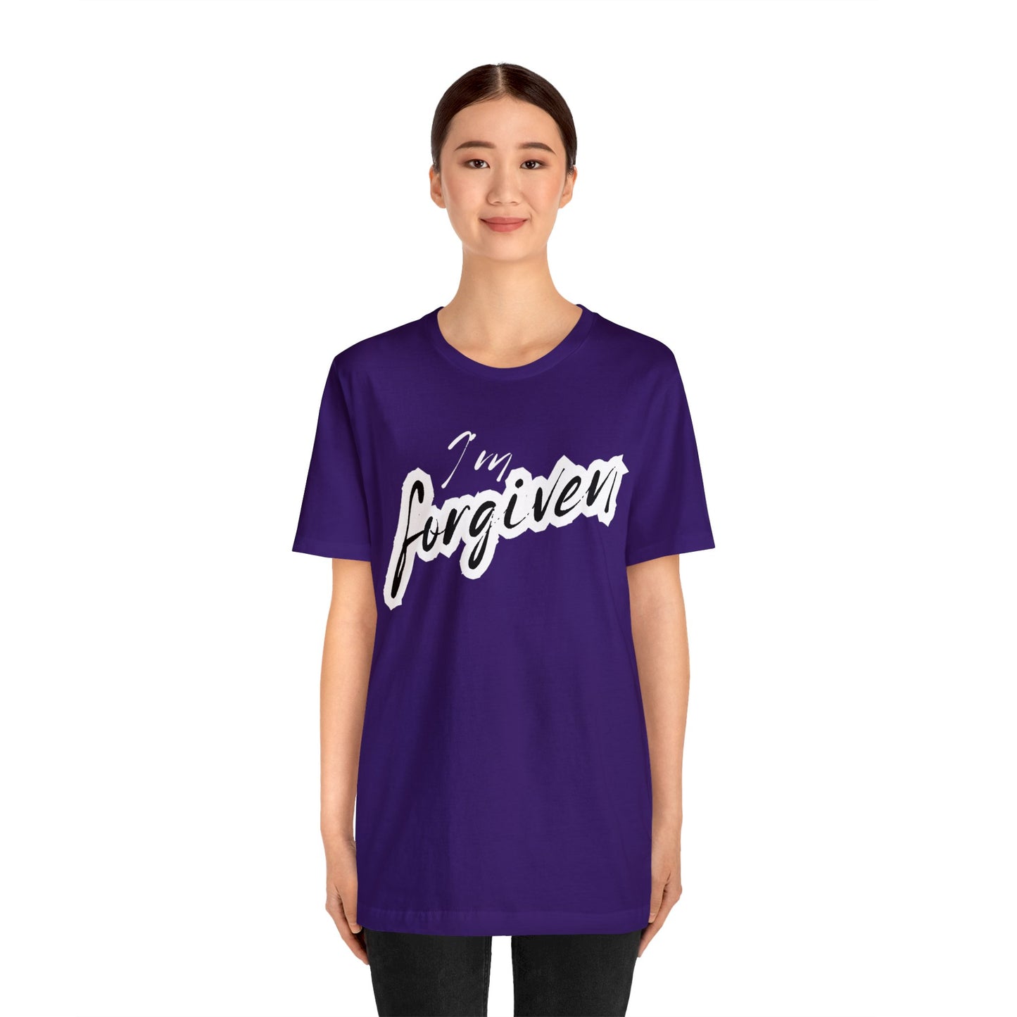 I'M FORGIVEN Unisex Jersey Short Sleeve Tee