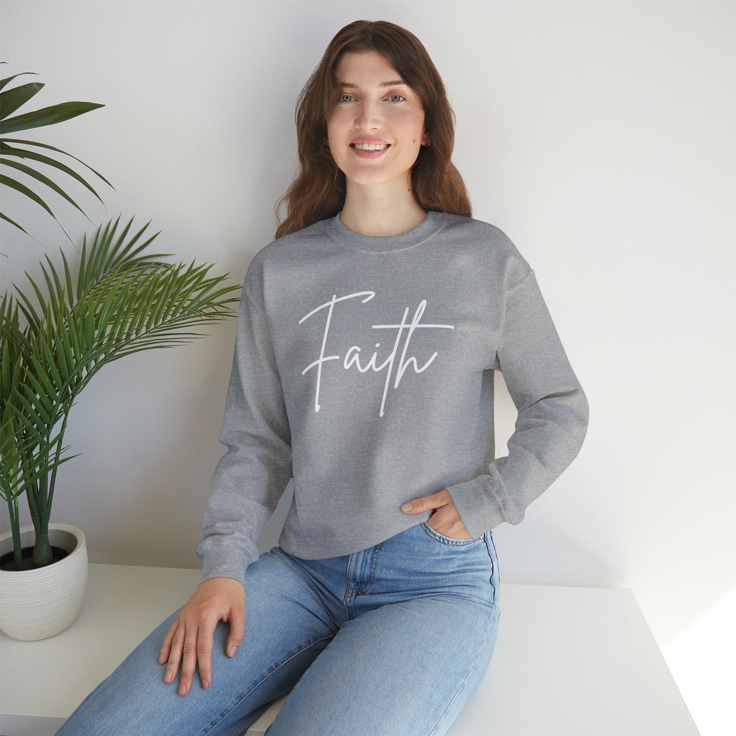 FAITH Unisex Heavy Blend™ Crewneck Sweatshirt
