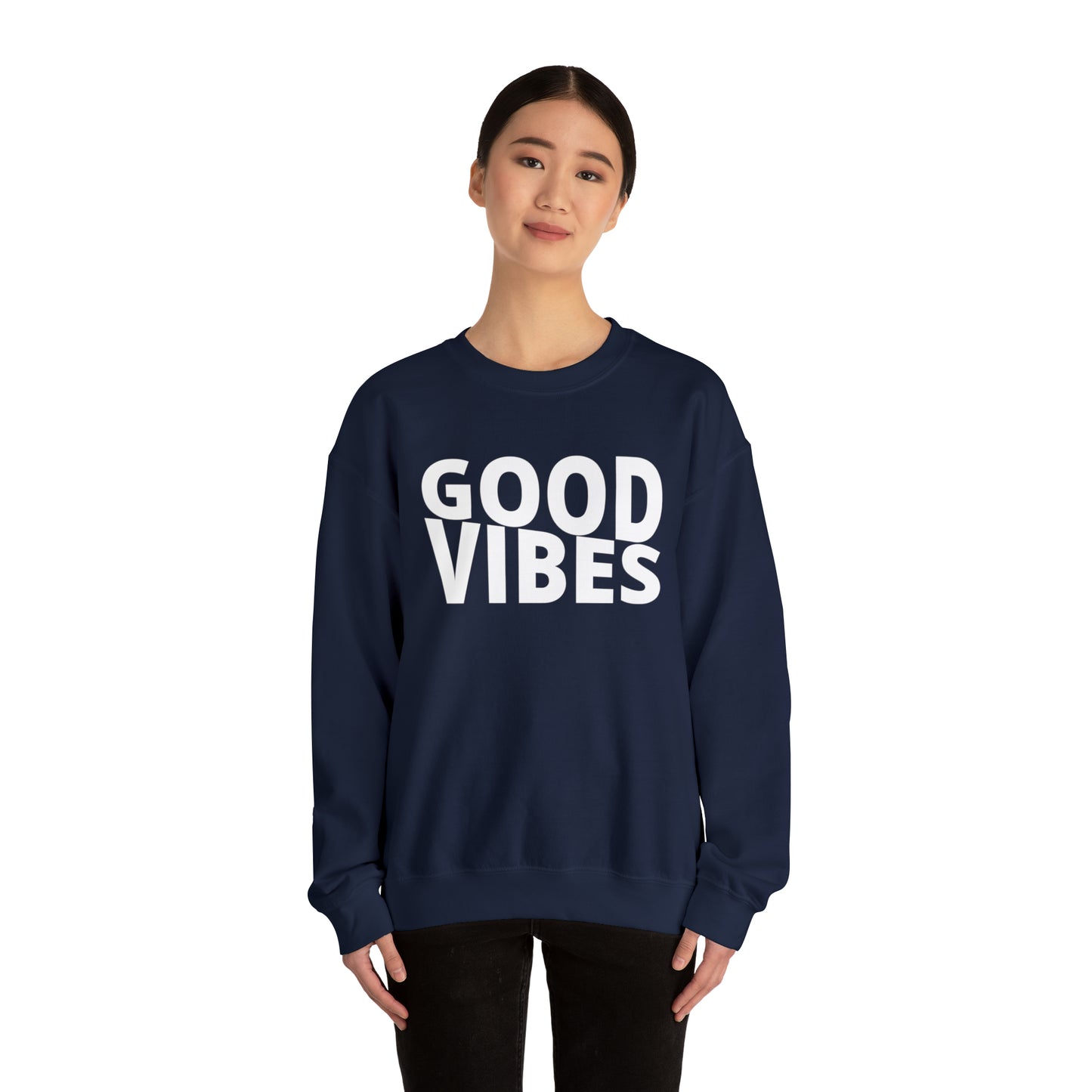 GOOD VIBES Unisex Heavy Blend™ Crewneck Sweatshirt