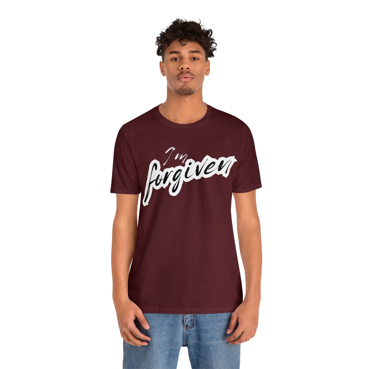 I'M FORGIVEN Unisex Jersey Short Sleeve Tee