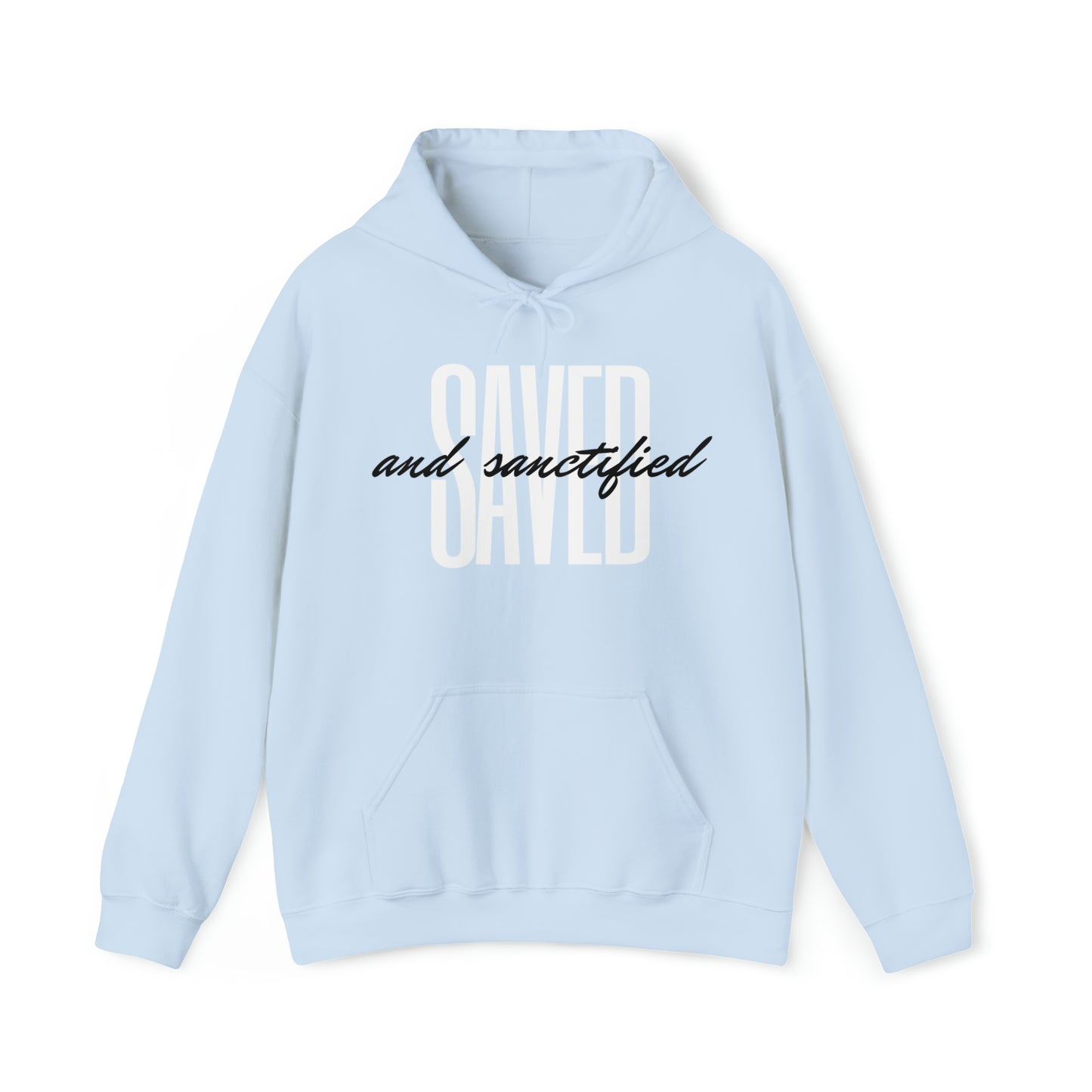SAVED AND SANCTIFIED Unisex Heavy Blend™ Hooded Sweatshirt