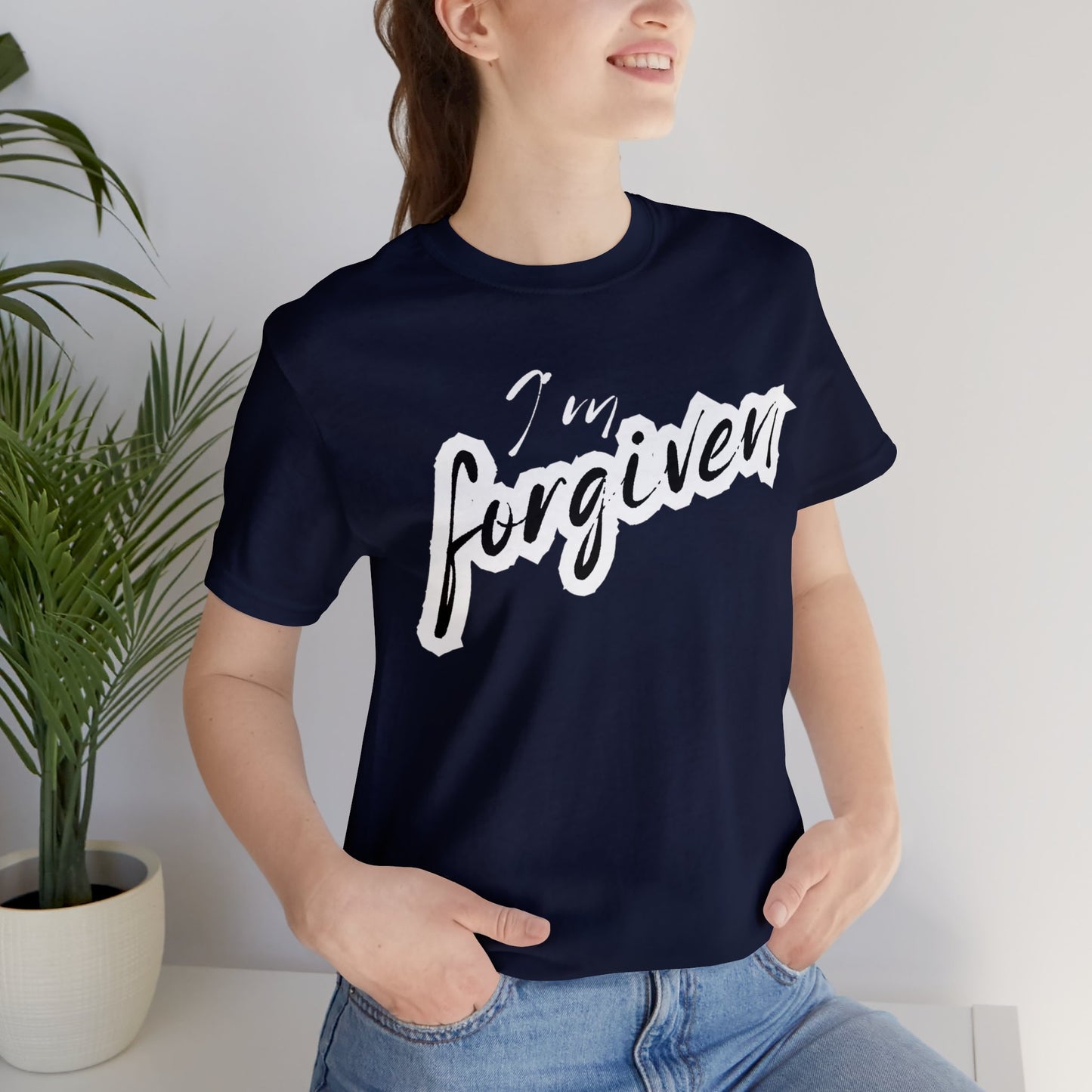 I'M FORGIVEN Unisex Jersey Short Sleeve Tee