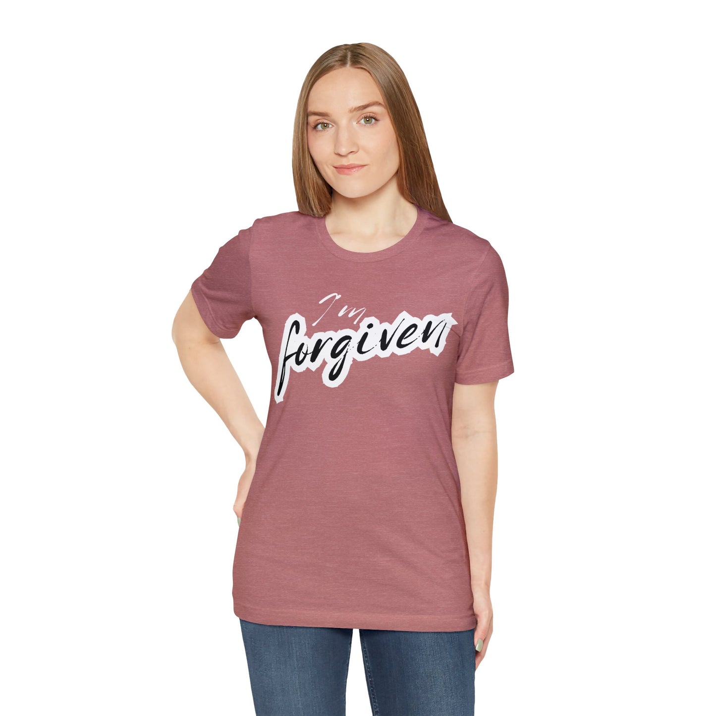 I'M FORGIVEN Unisex Jersey Short Sleeve Tee