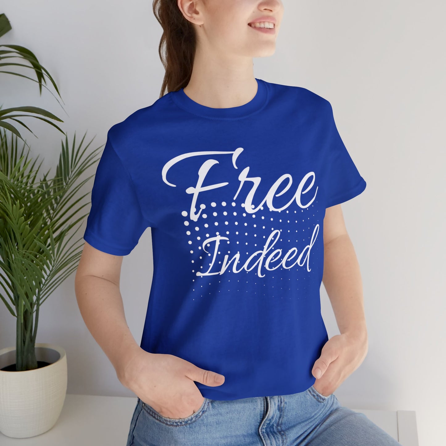 FREE INDEED Unisex Jersey Short Sleeve Tee